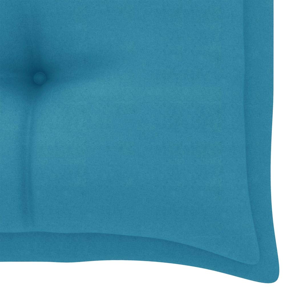 Light Blue Outdoor Patio Loveseat Cushion - 39.4 Inch Waterproof Garden Bench & Swing Chair Cushion - Durable Fabric for Settee, Patio Furniture & Outdoor Seating - Perfect for Backyard, Deck, Porch & Garden Relaxation