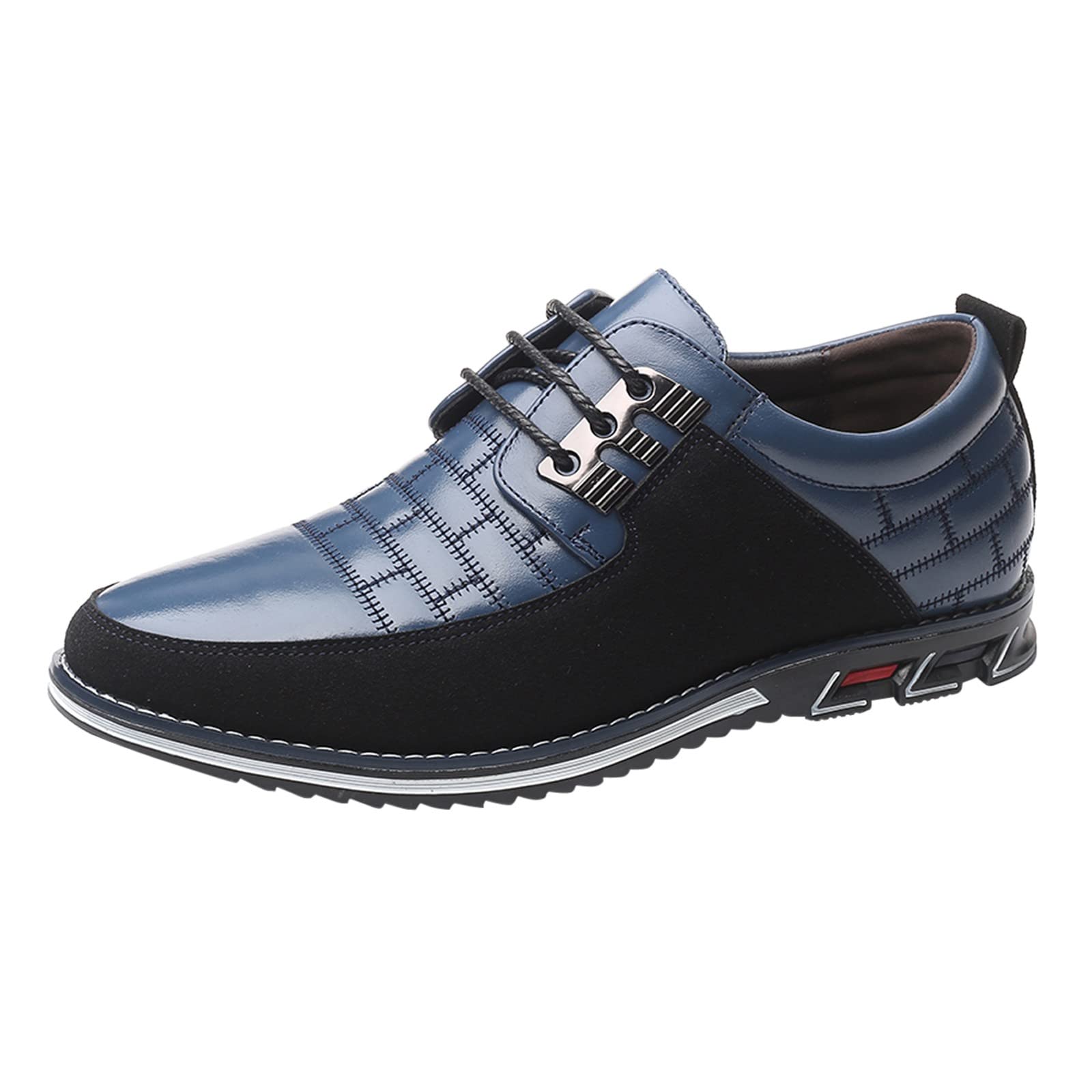 Men's Oxford Dress Shoes - Classic Lace Up Brogues for Business & Formal Wear