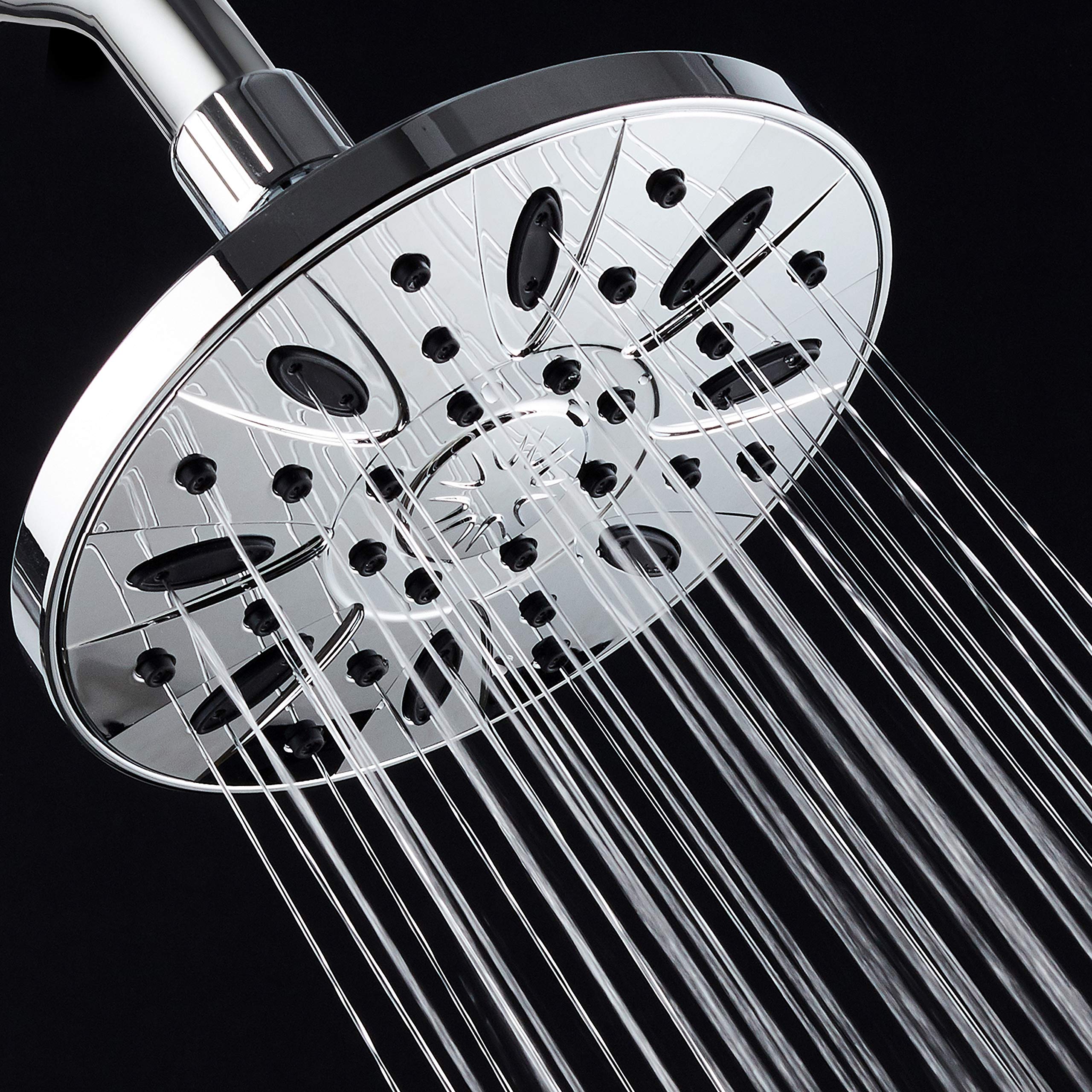 Premium AquaDance Chrome High Pressure 6 Inch Luxury Spa Rain Shower Head - Angle Adjustable, Anti-Clog Nozzles, Premium Finish - American Brand for Relaxing Shower Experience - Perfect for Master Bathroom & Spa-Like Retreats
