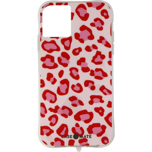 Case Mate Prints Series Pink Leopard Phone Case for Apple iPhone 12 & 12 Pro - Stylish Protective Cover for Everyday Use & Fashion Accessory