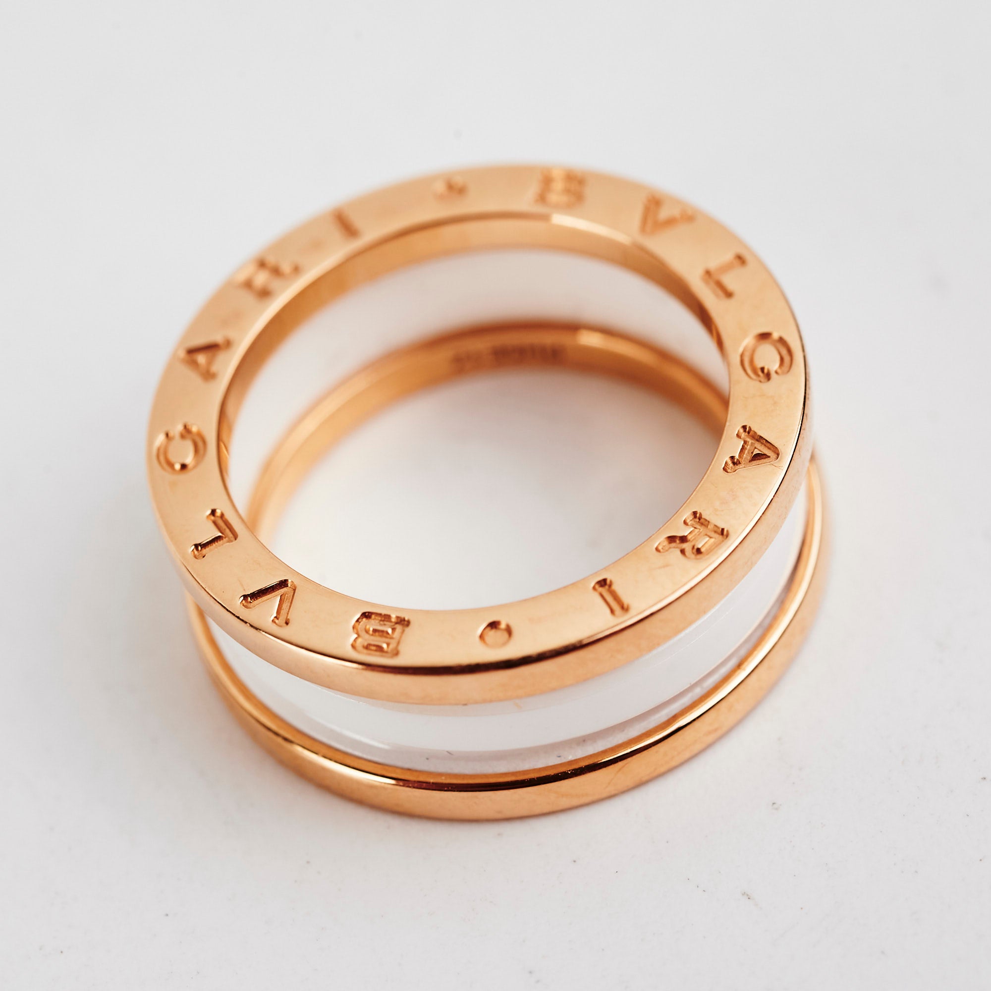 Bvlgari B Zero 1 18K Yellow Gold Ring for Women - Size 53 (US 6) - Luxury Italian Jewelry for Special Occasions & Gifts