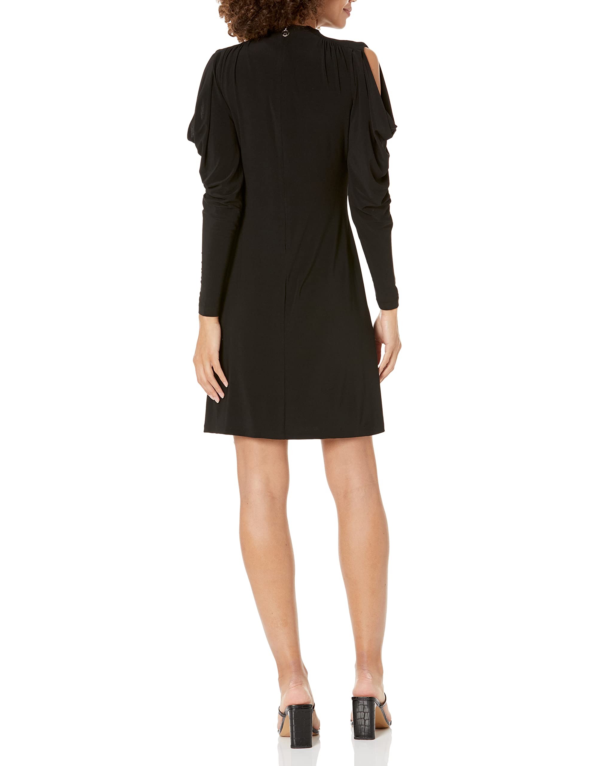 Tommy Hilfiger Women's Long Sleeve Wrap Sheath Dress - Elegant Office & Cocktail Party Wear for Women | Slim Fit Formal Dress for Work & Evening Events