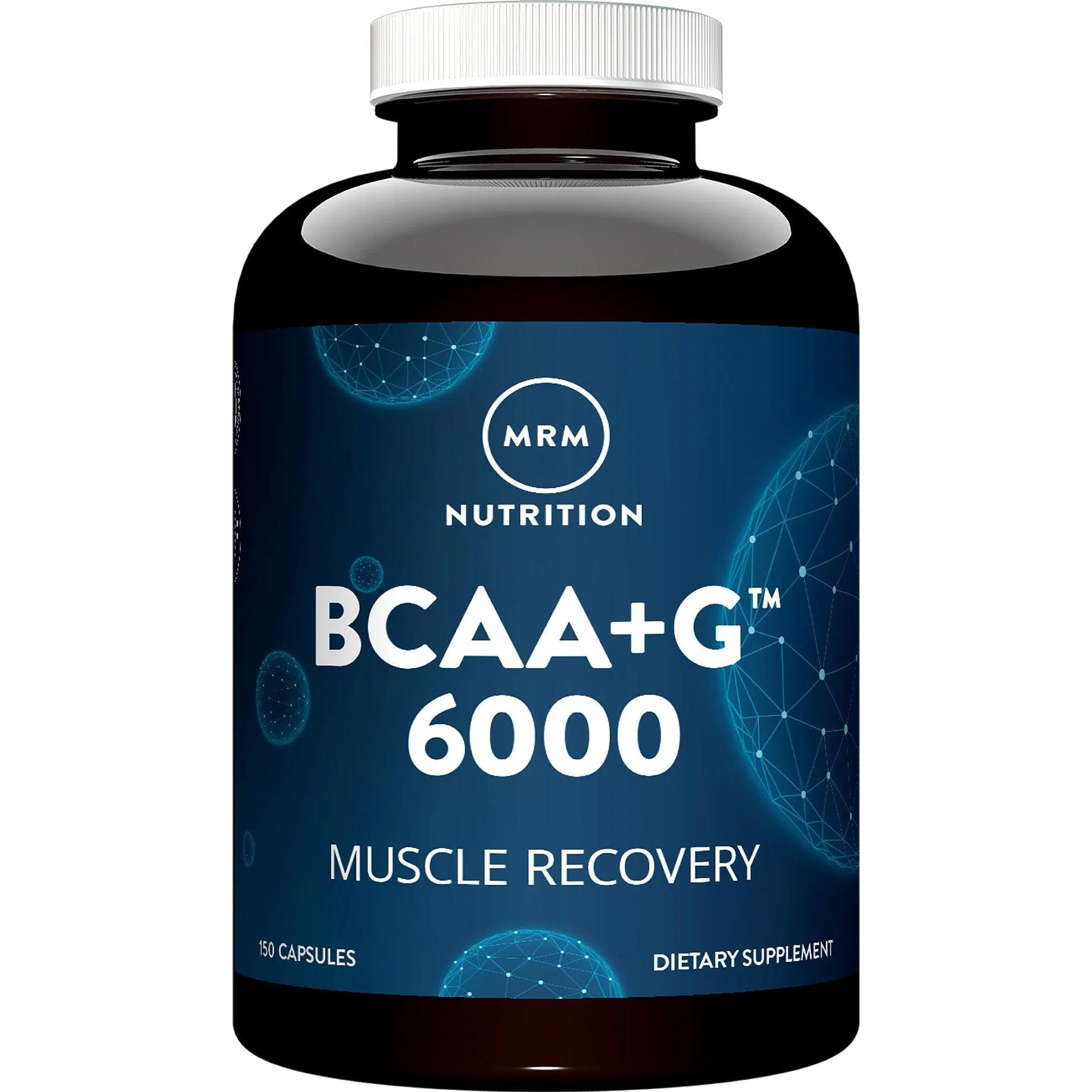 MRM BCAA 6000 Powder - Branched Chain Amino Acids for Muscle Recovery & Growth - Ideal for Post-Workout & Fitness Enthusiasts