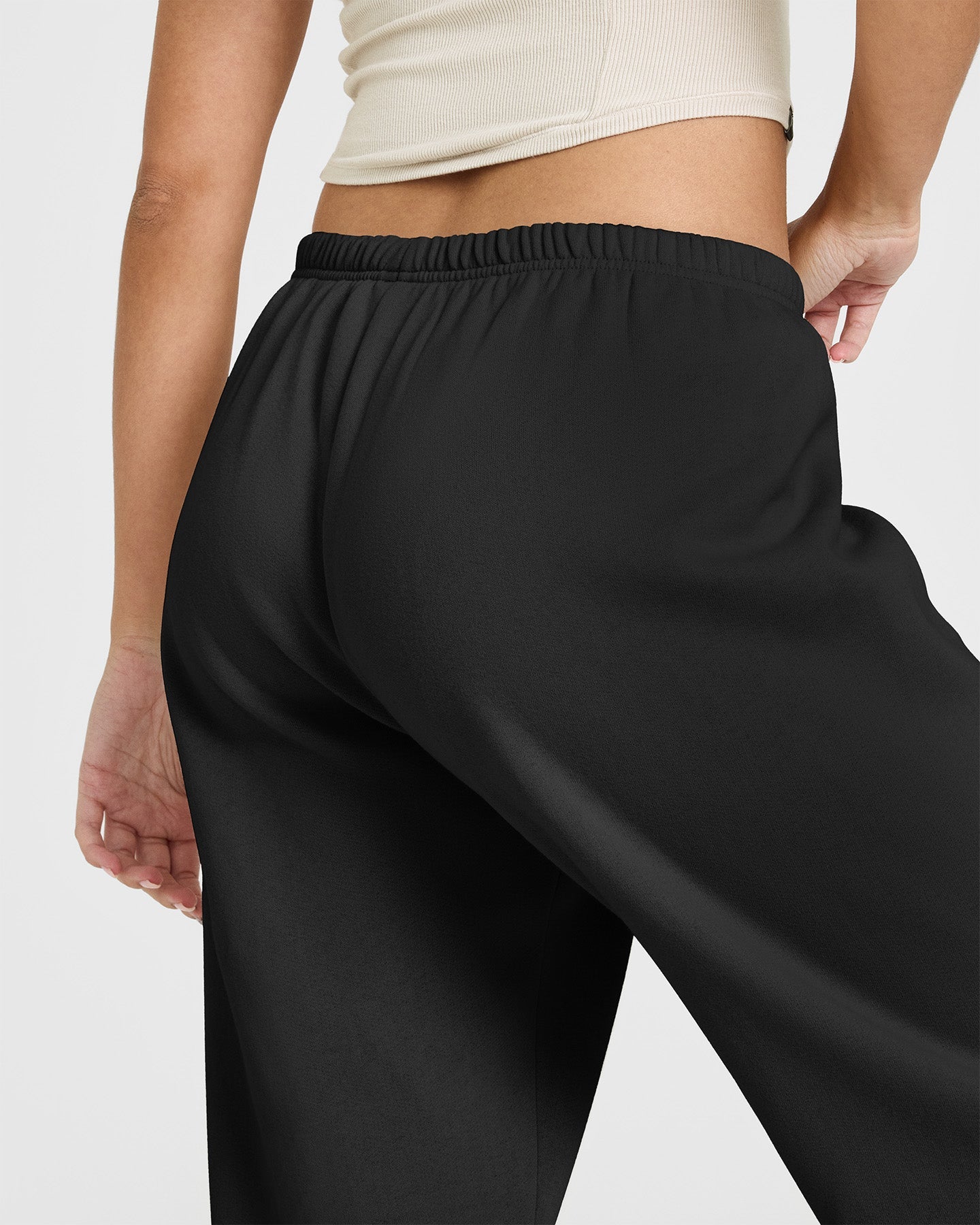Premium Mid-Weight Joggers for Men & Women - Soft Black Comfortable Lounge Pants for Running, Yoga & Casual Wear