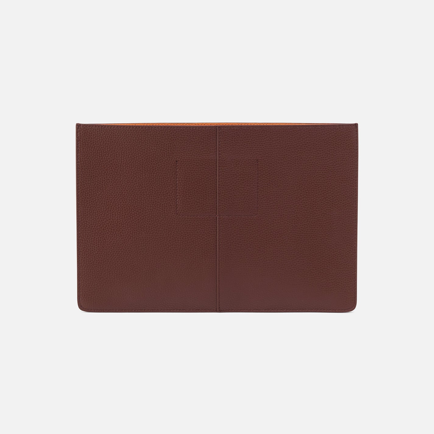 Premium Micro Pebbled Leather Laptop Sleeve - Chocolate Brown | Slim Protective Case for MacBook, Dell, HP | Perfect for Office, Travel & School