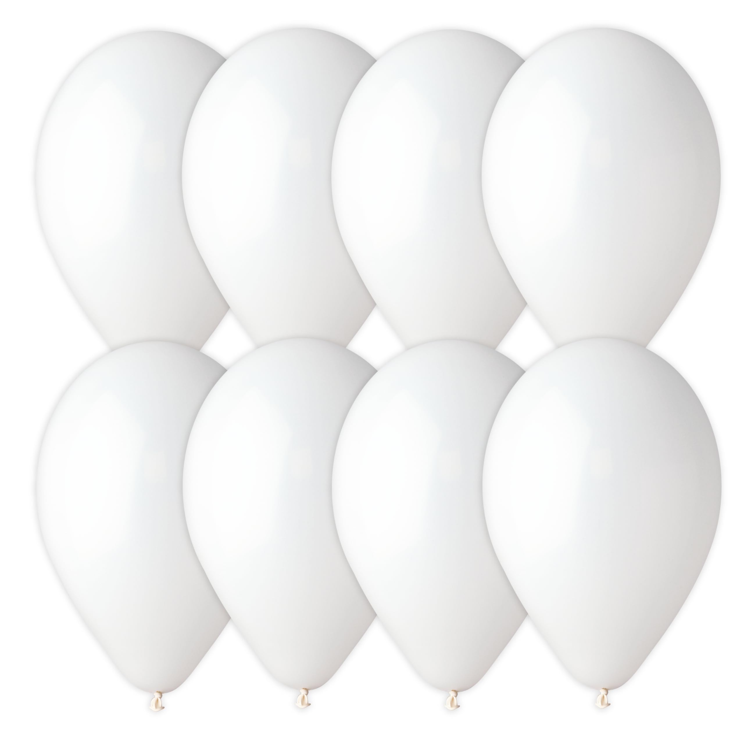 100 Pack 28cm White Latex Balloons for Parties, Weddings, Birthdays & Decorations - G11001