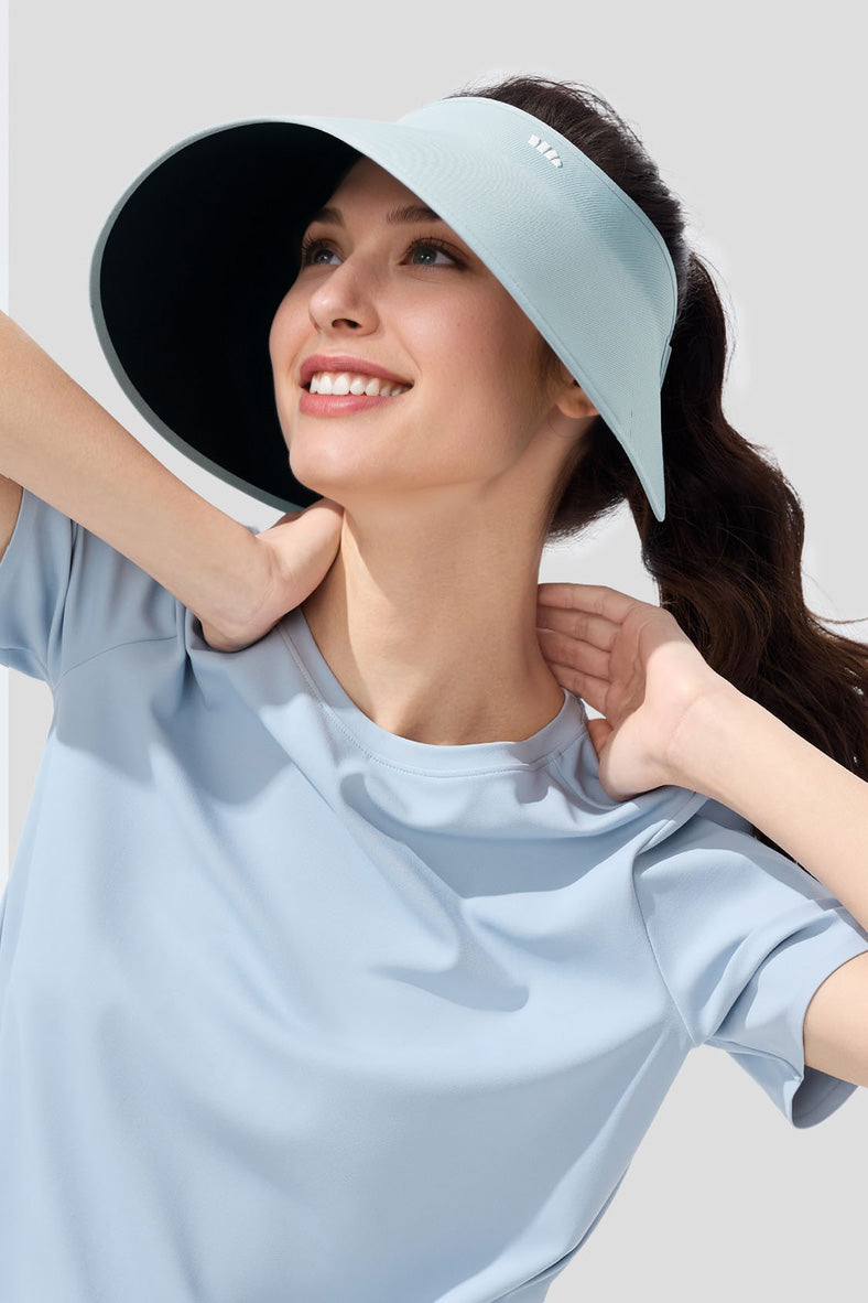 Women's Wide Brim UPF50+ Sun Hat Roll - Perfect for Beach, Pool, and Outdoor Summer Activities