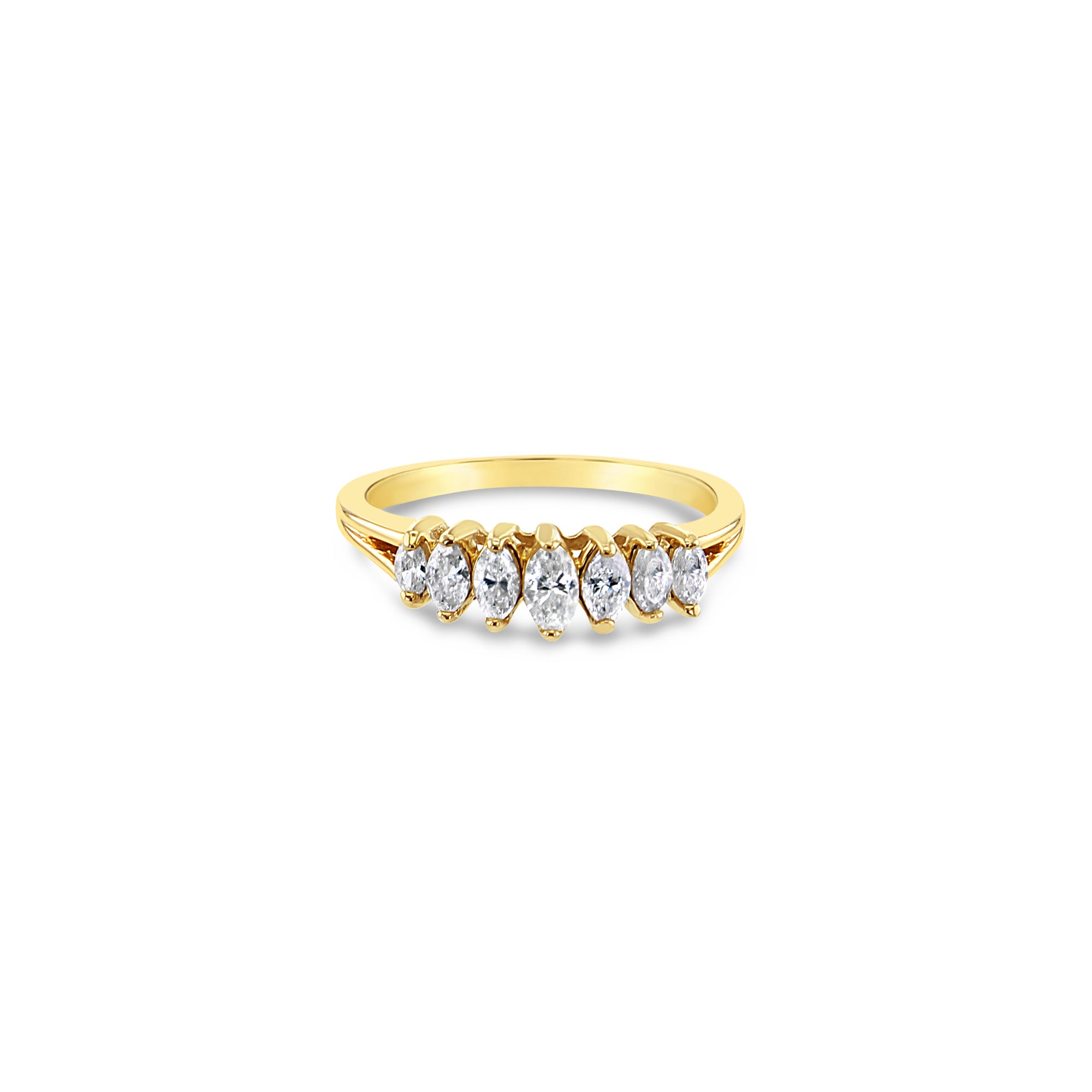 0.50 Carat Marquise Cut Diamond Engagement Ring in 14K Yellow Gold - Perfect for Proposals, Anniversaries & Special Occasions