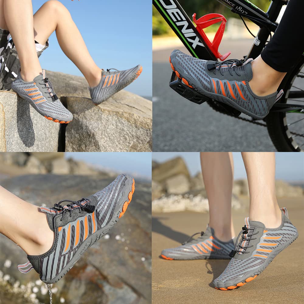 **Women's & Men's Quick-Dry Water Shoes - Barefoot Aqua Shoes for Swimming, Beach, Yoga & Outdoor Sports**