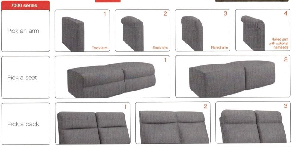 Art Of Options Sectional Sofa - Modern Modular Sectional Couch with Reversible Chaise for Living Room, Lounge & Family Room - Perfect for Small Spaces & Home Theater