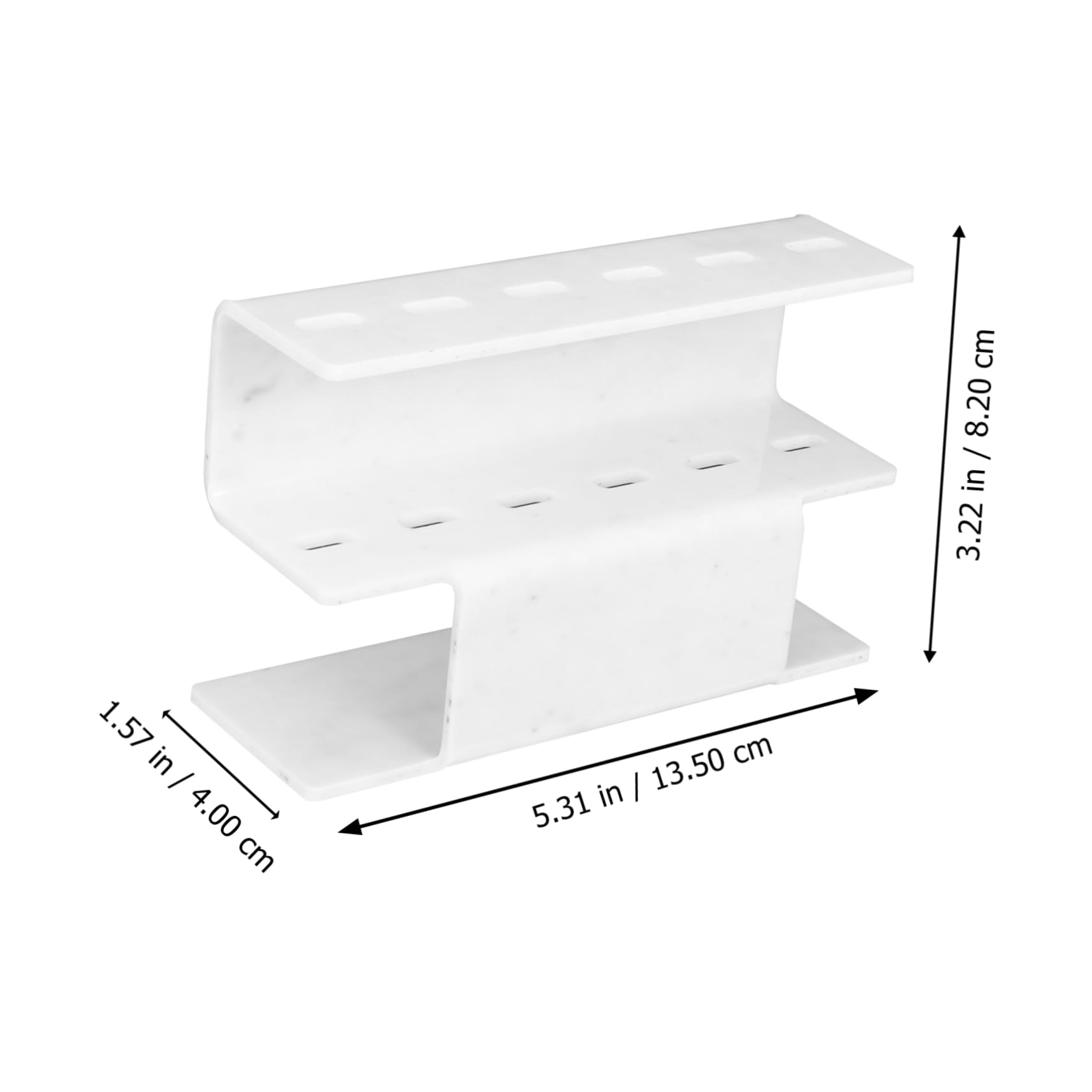 Professional 6-Hole Lash Extension Tweezers Storage Rack | Salon Tweezer Holder Stand for Eyelash Extensions | Perfect for Beauty Salons, Lash Artists & Home Use