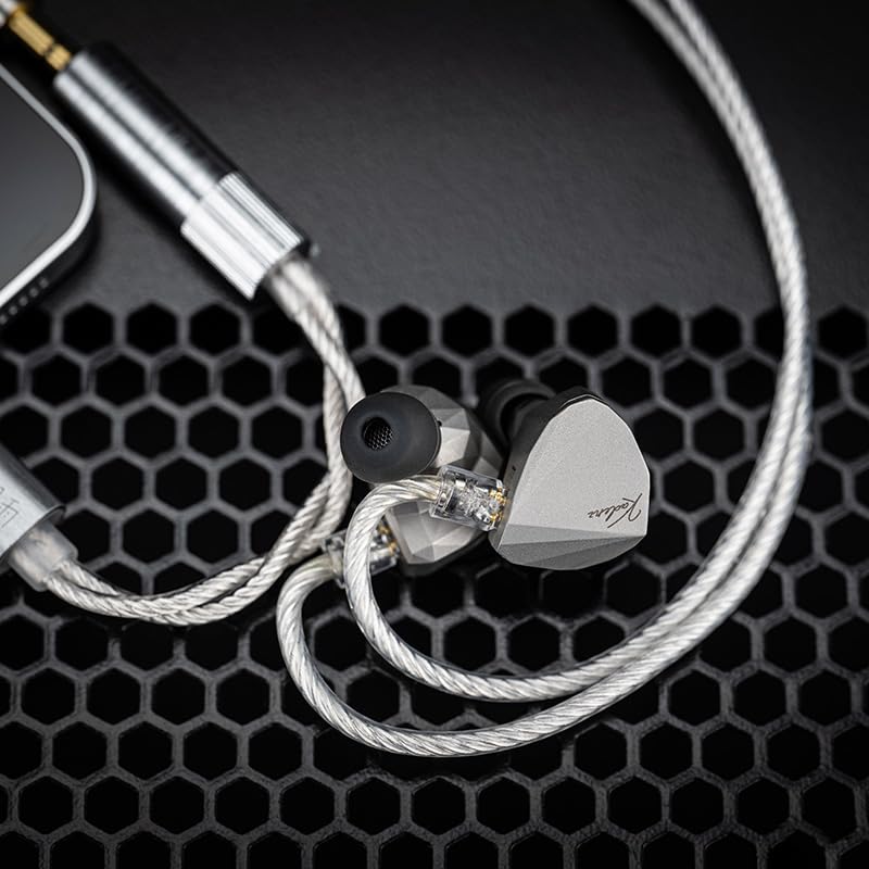 Moondrop Kadenz 10mm Dynamic Driver HiFi In-Ear Headphones with 4.4mm/3.5mm/USB-C Connectors - Premium Sound for Music, Gaming & Travel