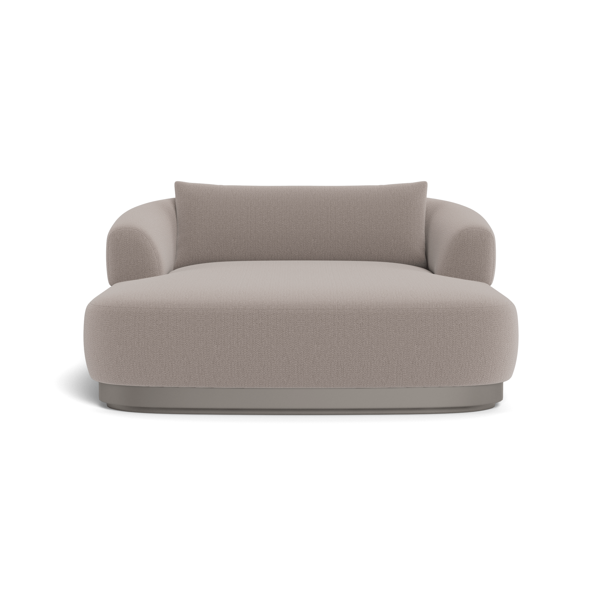 Amalfi Daybed - Modern Outdoor Patio Lounge Bed with Cushions - Perfect for Poolside, Garden, or Backyard Relaxation