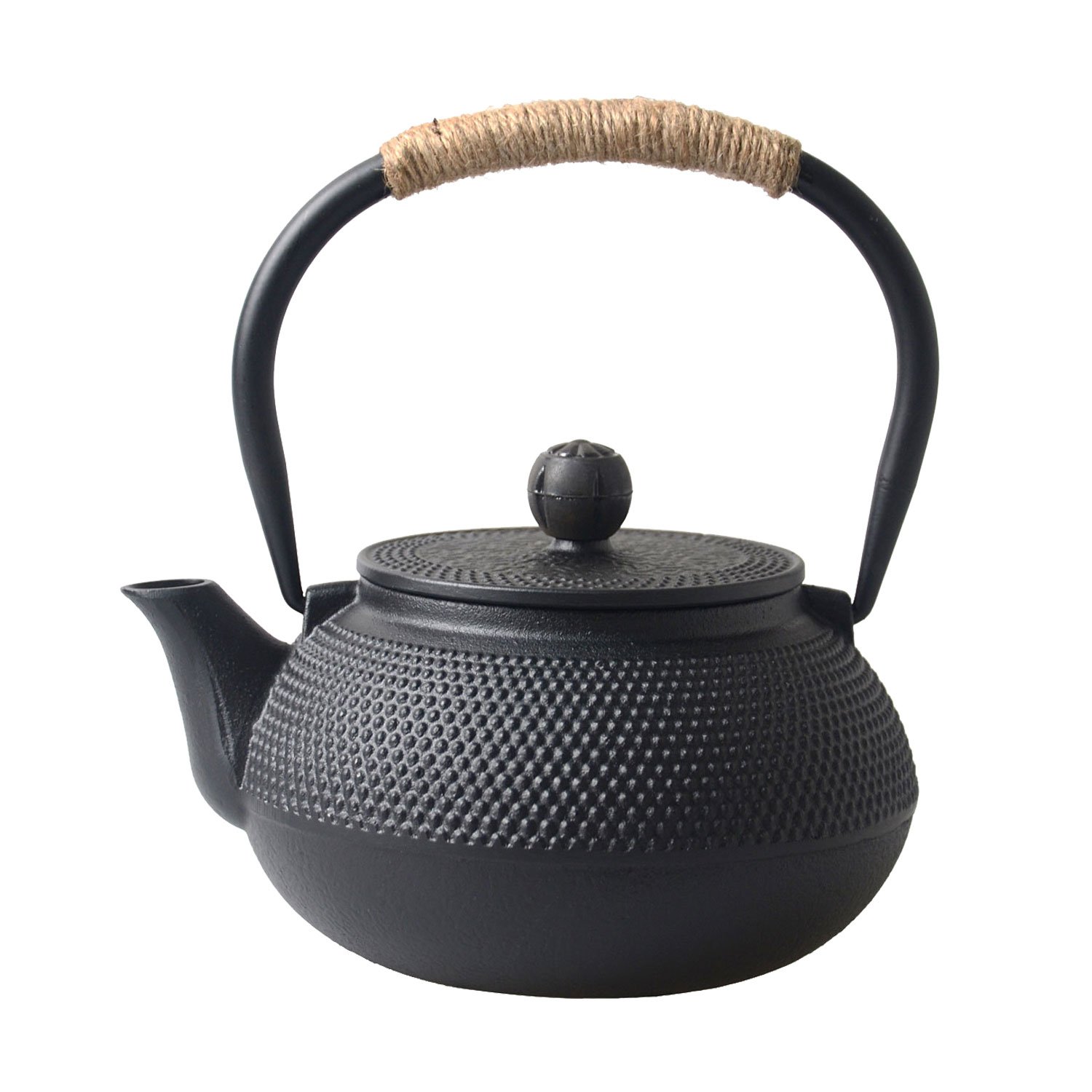 Premium Cast Iron Teapot with Stainless Steel Infuser - 800ml/27oz Japanese Style Iron Tea Kettle for Loose Leaf Tea & Tea Bags - Stovetop Safe for Gas/Electric - Perfect for Home, Office & Tea Ceremonies