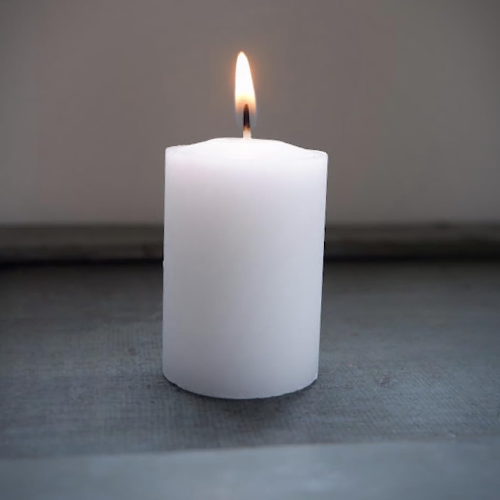 Premium White Votive Candles - 36 Unscented Candles with 15-Hour Burn Time | Made in USA | Perfect for Weddings, Parties, Restaurants & Home Decor | Bulk Candles for Centerpieces, Spa Relaxation & Romantic Ambiance