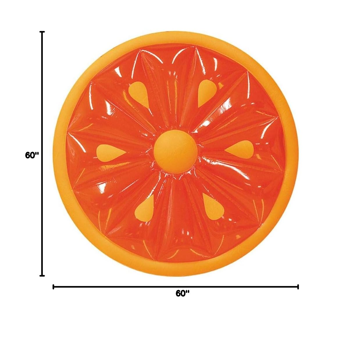 SWIMLINE Fruit Slice 60' Fun Island Inflatable Pool Float - Large Summer Water Toy for Adults & Kids - Perfect for Pool Parties, Beach Vacations & Backyard Relaxation