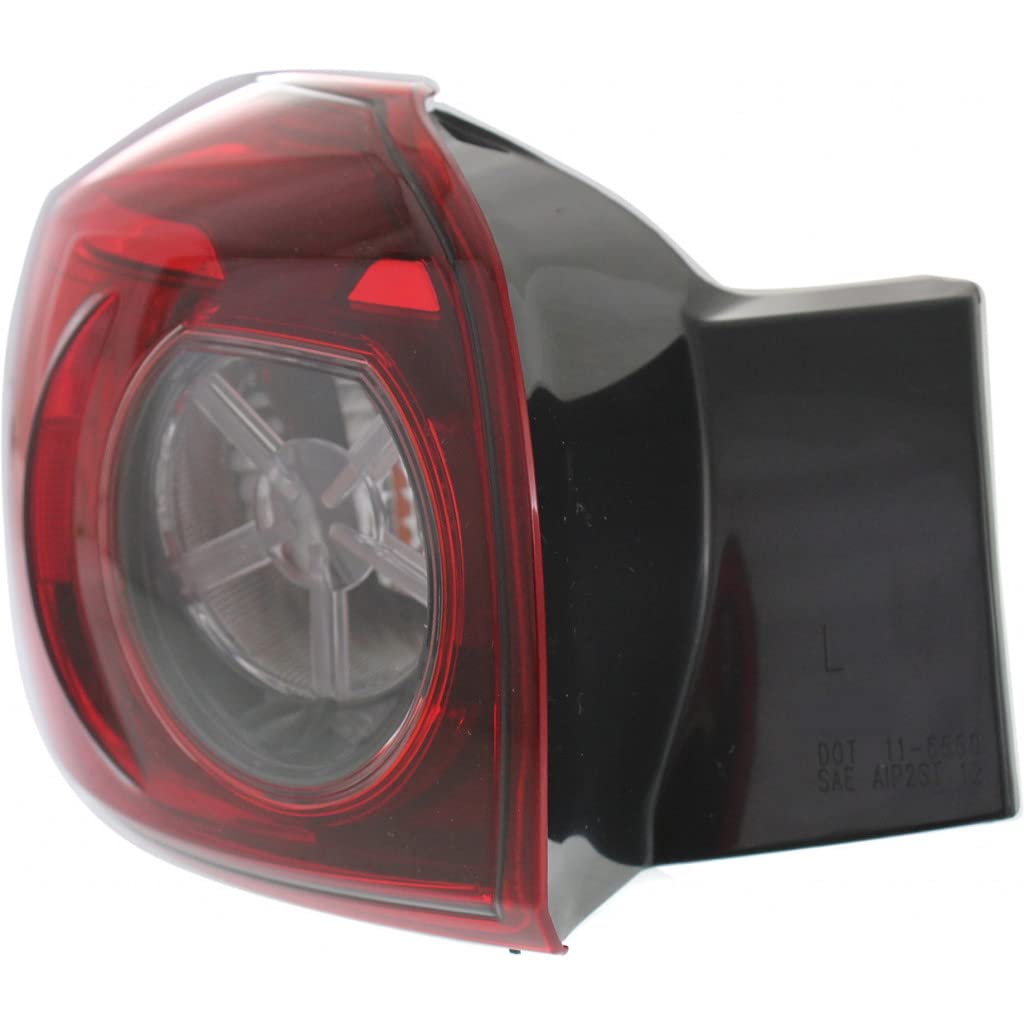 2014-2018 Mazda 3 Hatchback Driver Side Tail Light Assembly - CAPA Certified Replacement for MA2804115/MA2804115C | Perfect for Night Driving Safety & Car Restoration Projects