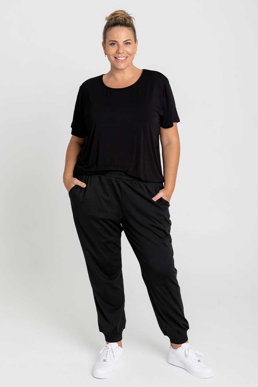 Classic Bamboo T-Shirt for Men & Women | Soft Eco-Friendly Black Cotton Tee | Casual Wear, Lounge & Everyday Outfits