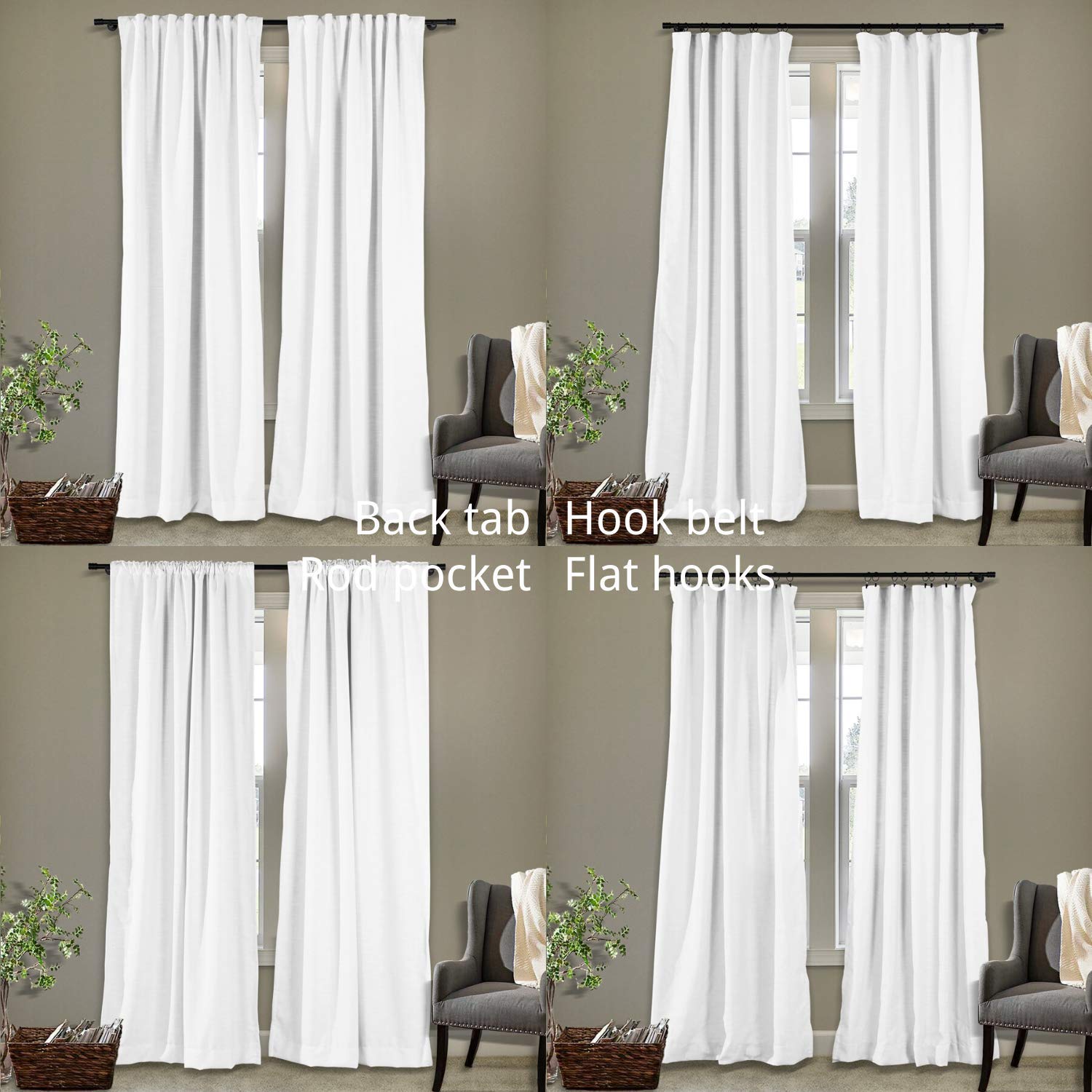 Blackout Curtains for Bedroom & Living Room - 84