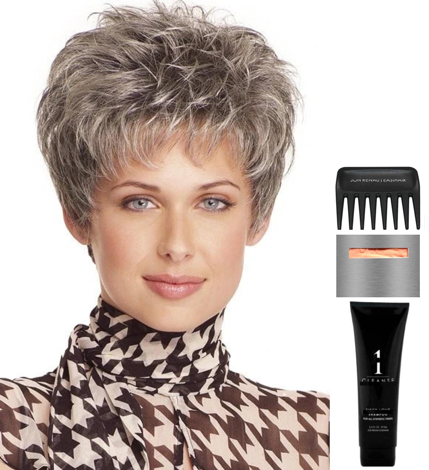 Gabor Incentive Average Wig Bundle - 5 Items Including Christy's Wigs Q&A Booklet, Travel Size Wig Shampoo (2oz), Wig Cap & Wide Tooth Comb - Color G56+ | Perfect for Cosplay, Costume Parties & Everyday Styling