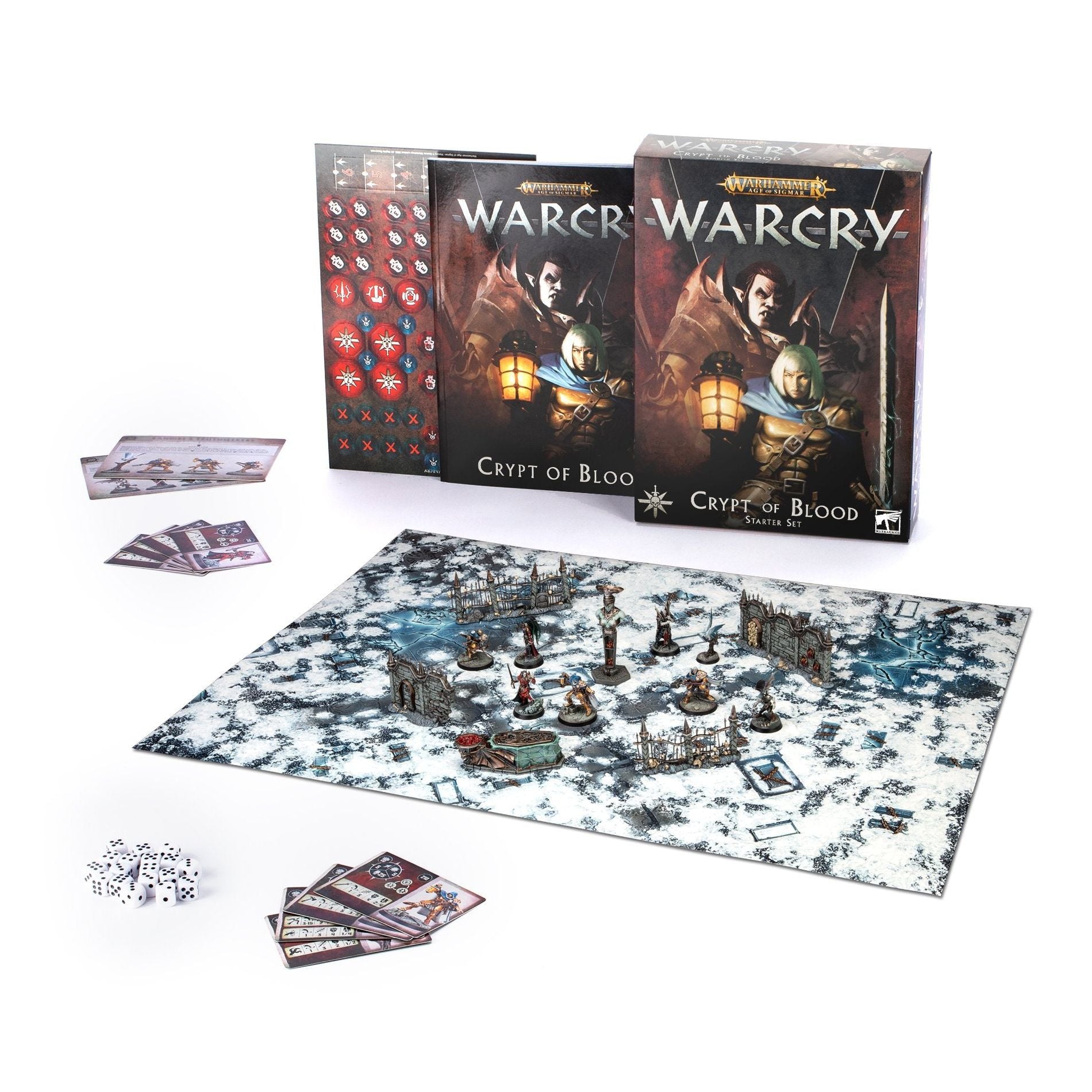 Age of Sigmar: Warcry Crypt of Blood Starter Set - Tabletop Fantasy Battle Game for Adults & Teens - Perfect for Warhammer Gaming Nights & Competitive Play