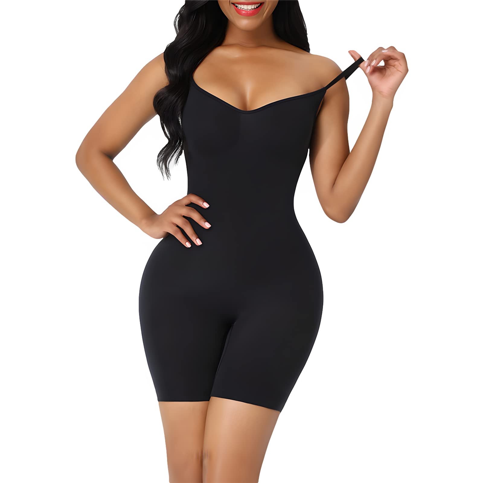 Jamron Women's Tummy Control Shapewear - Seamless Adjustable Waist Trainer Bodysuit for Slimming & Body Shaping | Perfect for Dresses, Workouts & Everyday Wear