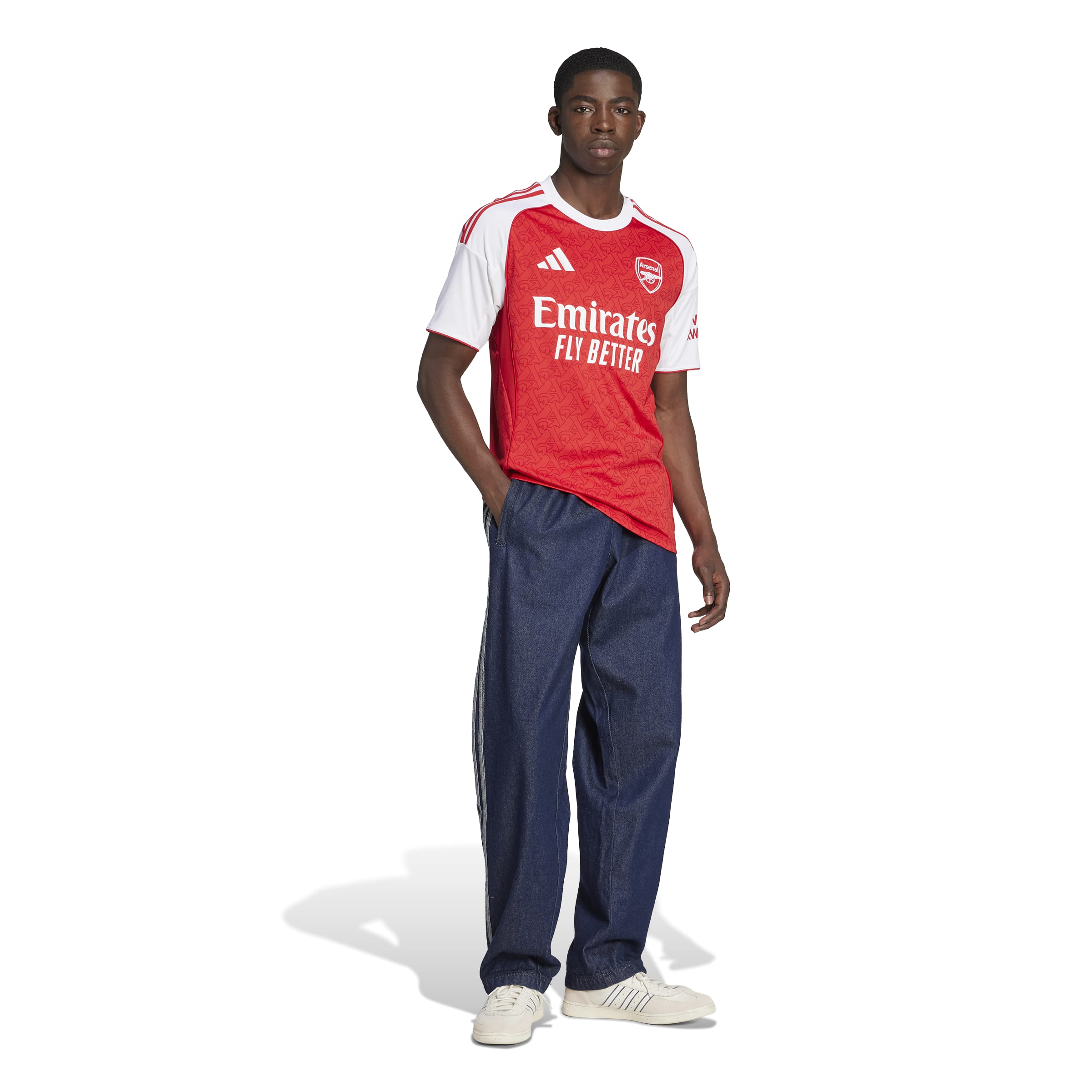 Official Arsenal FC 2025/26 Adult Home Jersey - Authentic Football Shirt for Men - Perfect for Match Days, Training & Fan Support