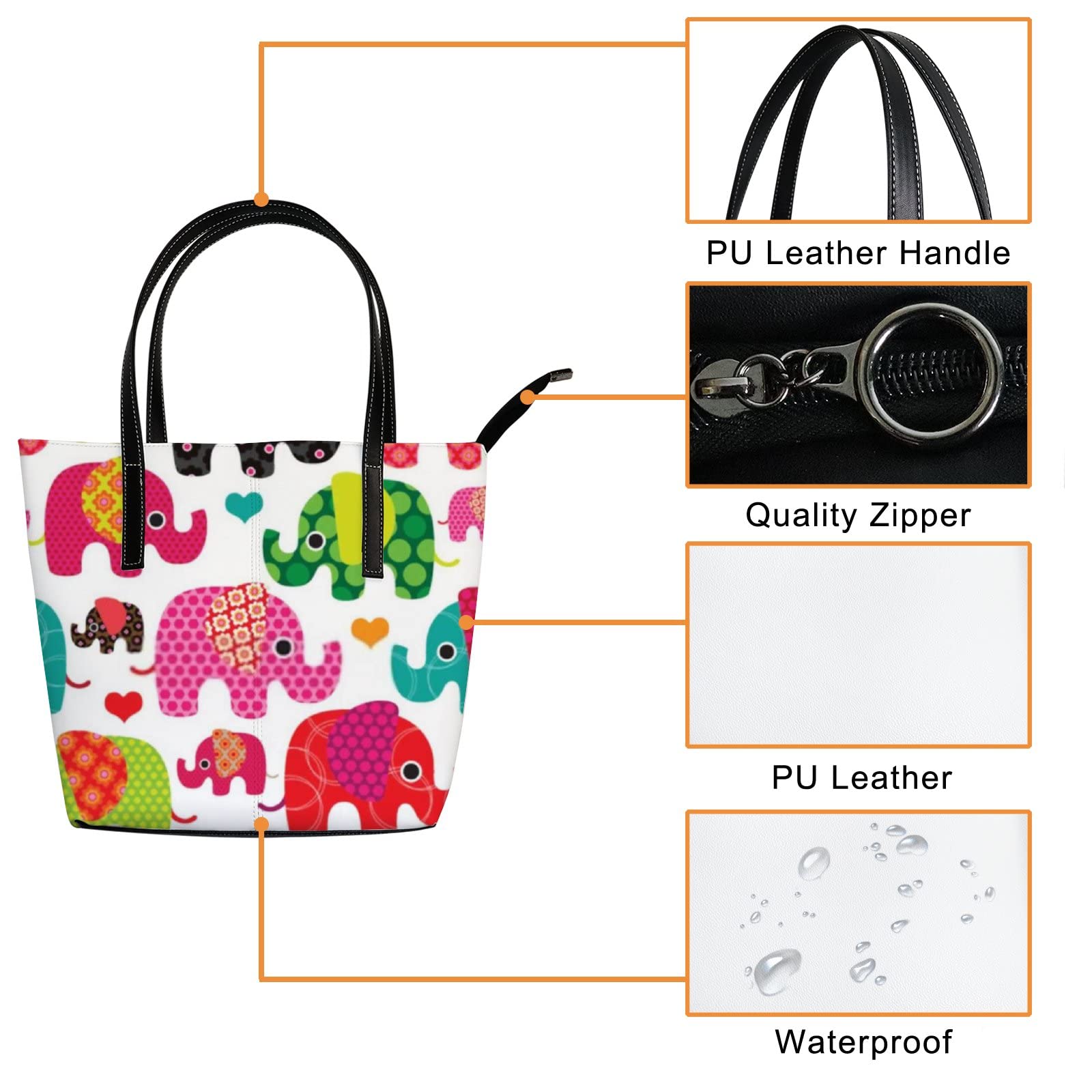 Premium Genuine Leather Tote Bag for Women - Stylish Crossbody Handbag with Spacious Design for Work, Travel & Everyday Use