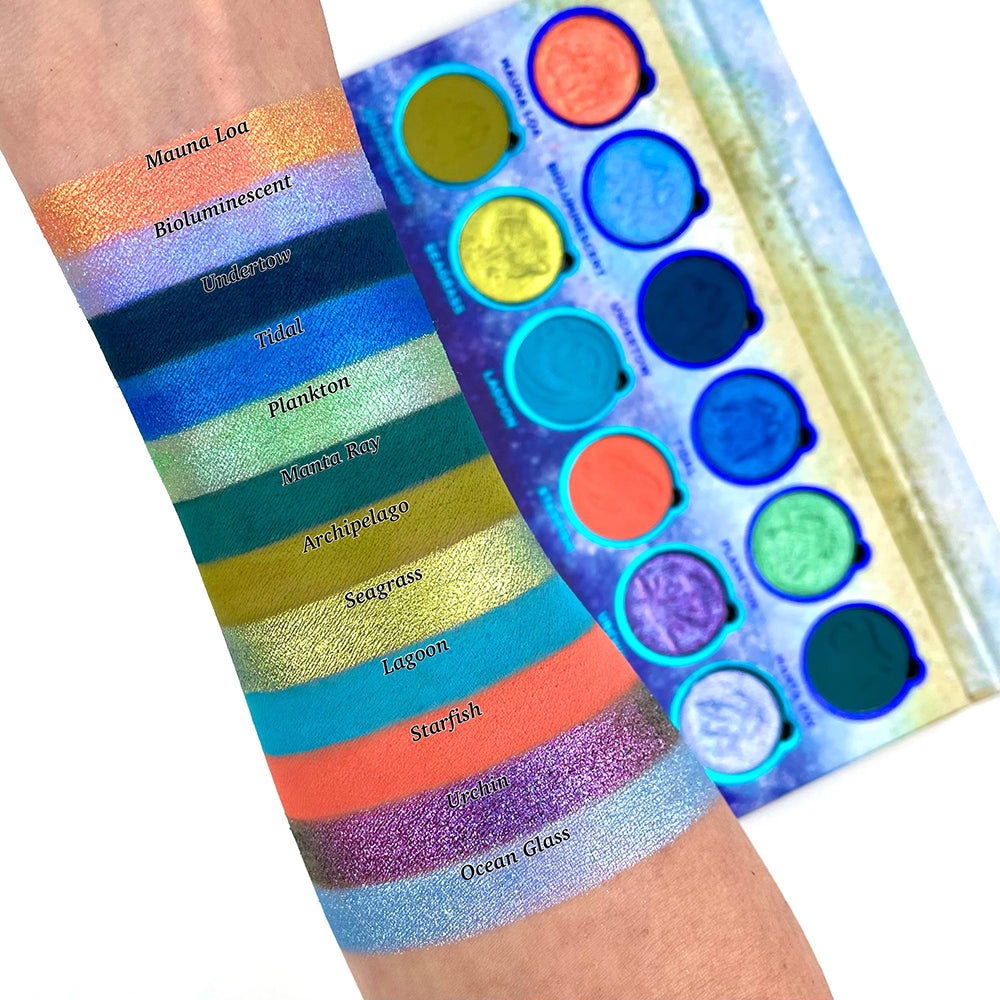 Oceano Palette - Premium Watercolor Paint Set for Artists & Beginners - Perfect for Painting, Sketching & DIY Art Projects
