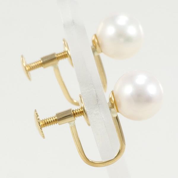 18K Yellow Gold Pearl Earrings for Women - Elegant Pearl Stud Earrings, Hypoallergenic & Durable - Perfect for Weddings, Parties & Everyday Wear