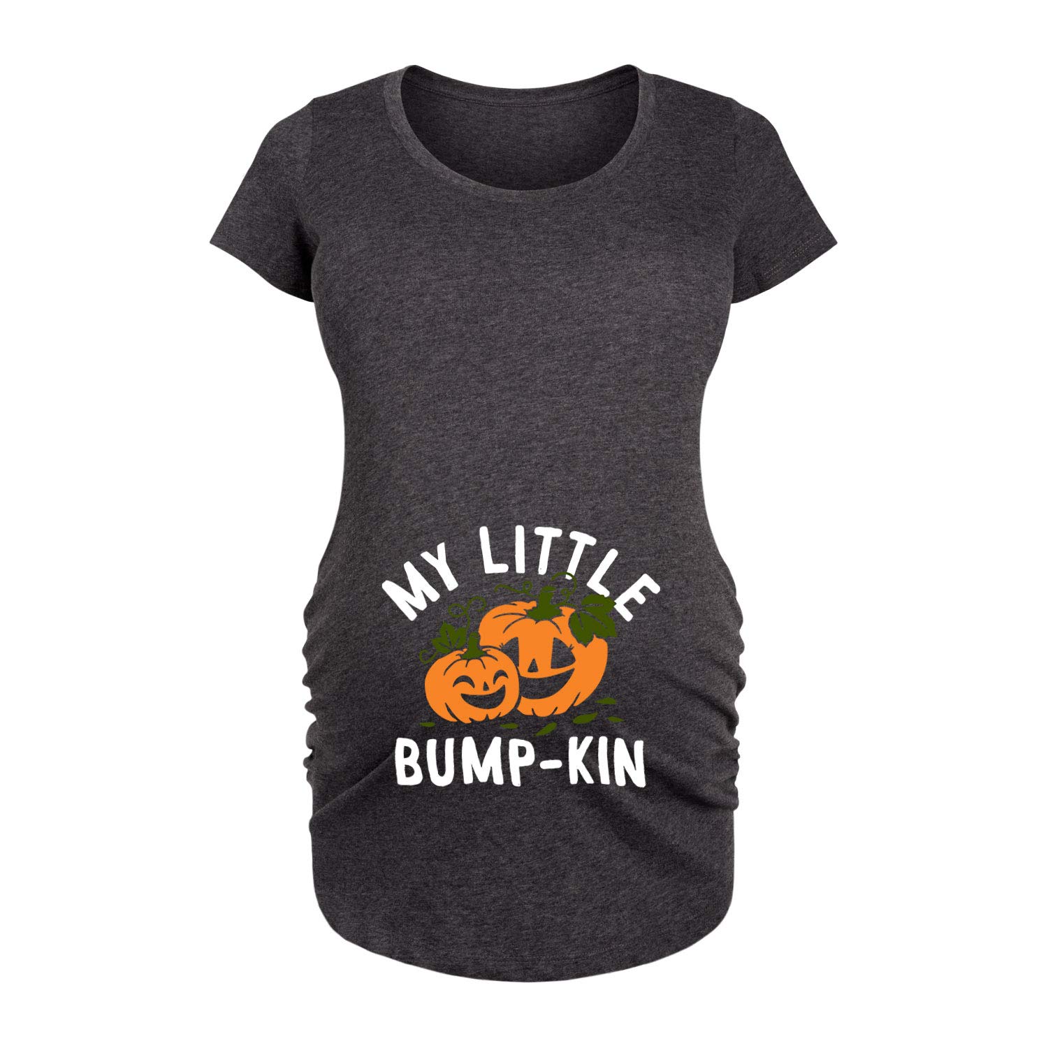 My Little Bumpkin Maternity Scoop Neck T-Shirt - Comfortable Pregnancy Top for Casual Wear & Baby Showers