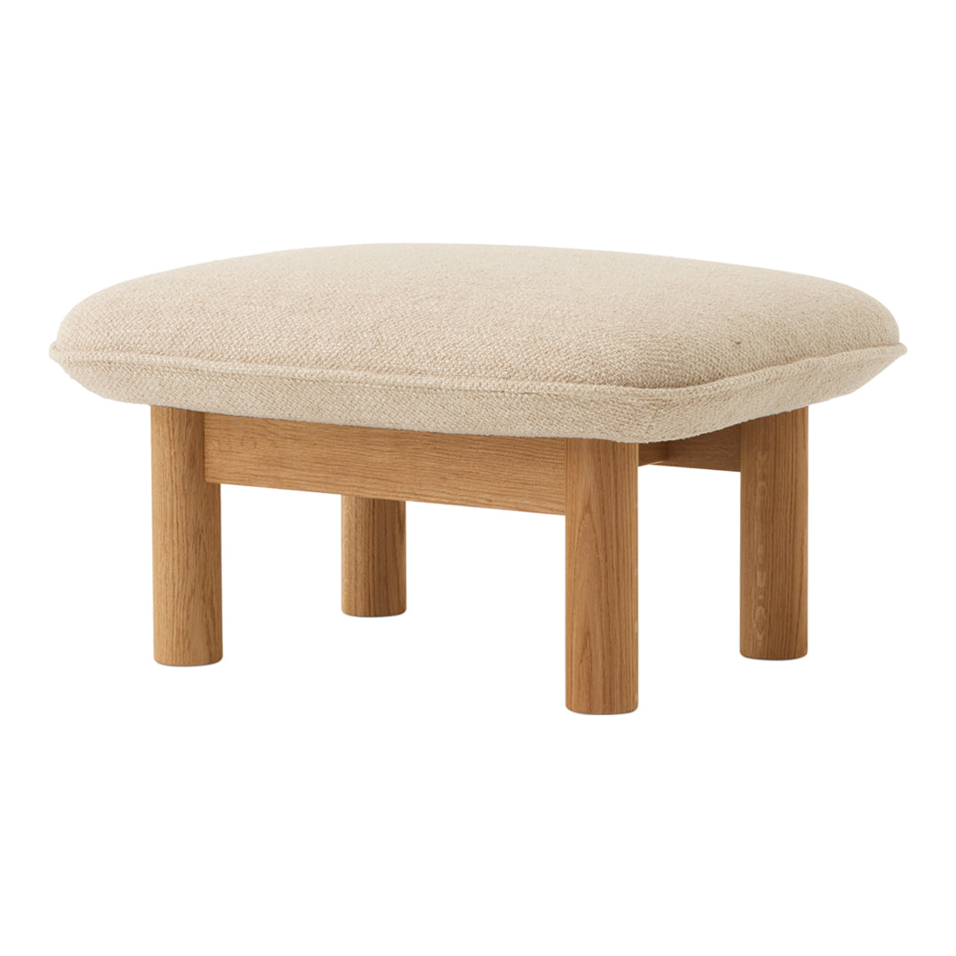 Brasilia Ottoman - Modern Round Storage Ottoman with Lift Top, Upholstered Footrest Stool for Living Room, Bedroom & Office - Perfect for Extra Seating, Storage & Home Decor