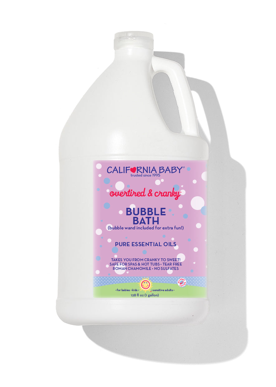 Overtired & Cranky™ Relaxing Bubble Bath - 1 Gallon | Soothing Lavender Scent for Stress Relief & Better Sleep | Perfect for Adults & Kids Bath Time