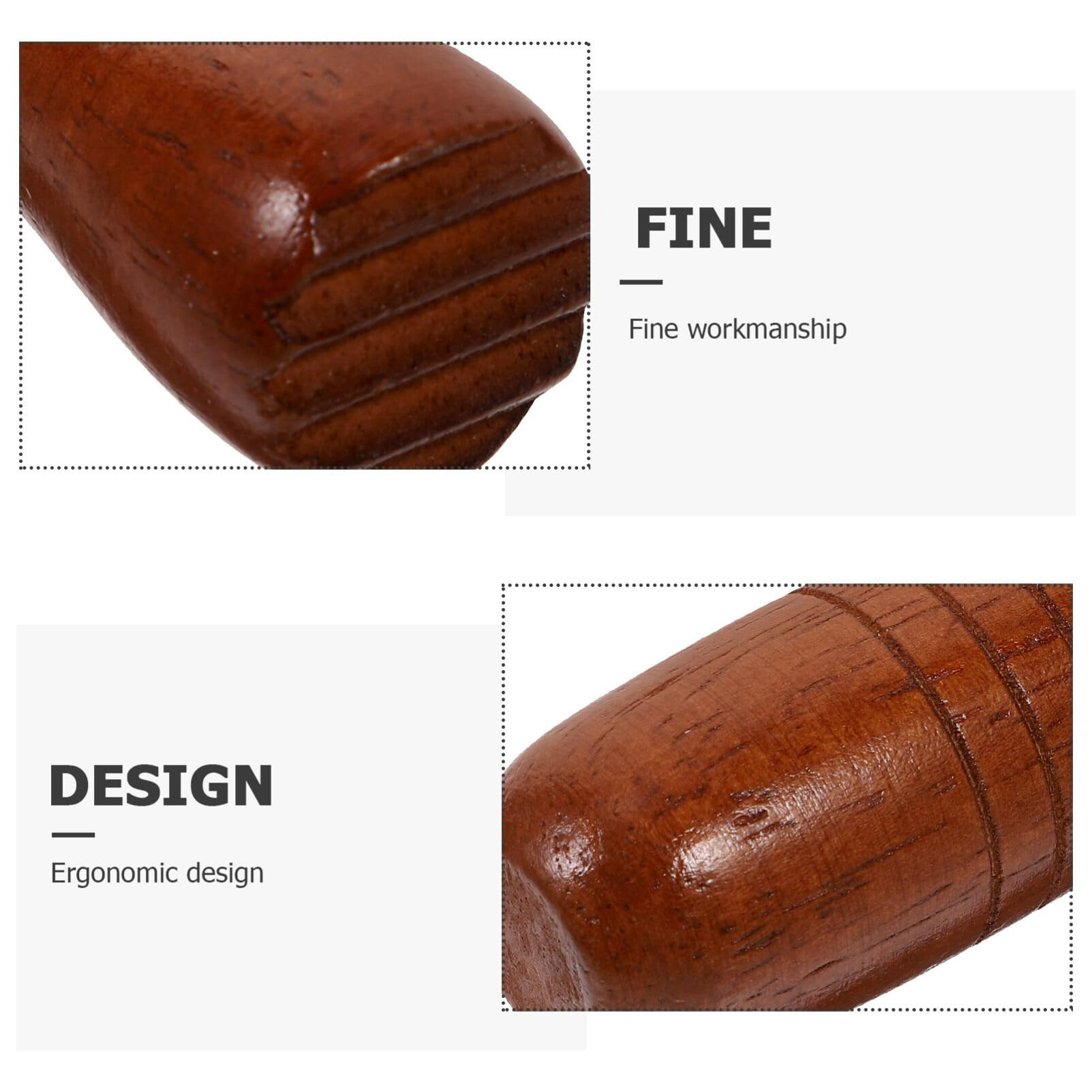 Premium Wooden Cocktail Muddler - Bar Tool for Mojitos, Ice Crushing & Mixing - Natural Wood Ice Crusher & Masher for Cocktails, Garlic, Avocado & Fruits - Perfect for Home Bars, Parties & Mixology Enthusiasts