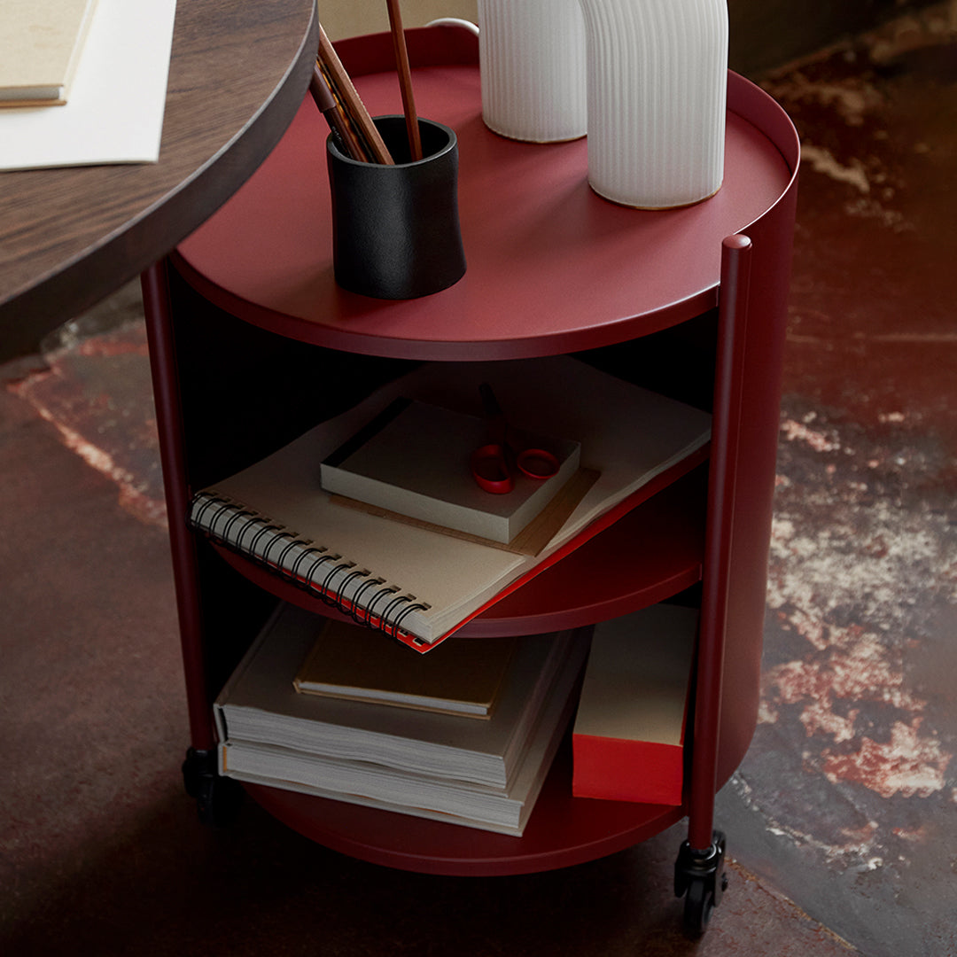 Eve Storage Side Table - Modern Nightstand with Hidden Compartment for Bedroom, Living Room & Office - Perfect for Storing Books, Remotes & Essentials