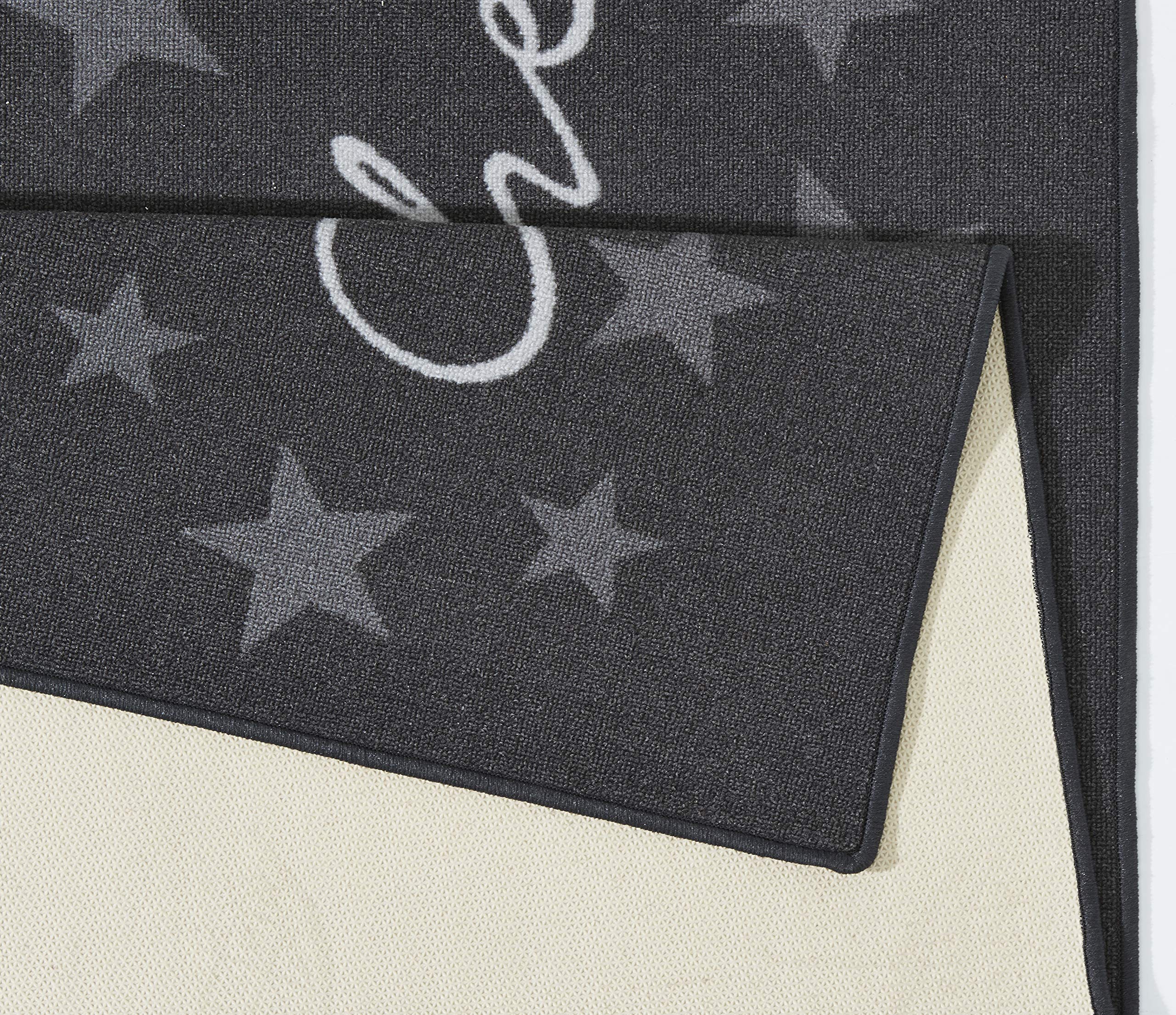 Non-Slip Kitchen Rug - Soft & Absorbent Green Mat for Floors - Perfect for Cooking, Dining & High Traffic Areas