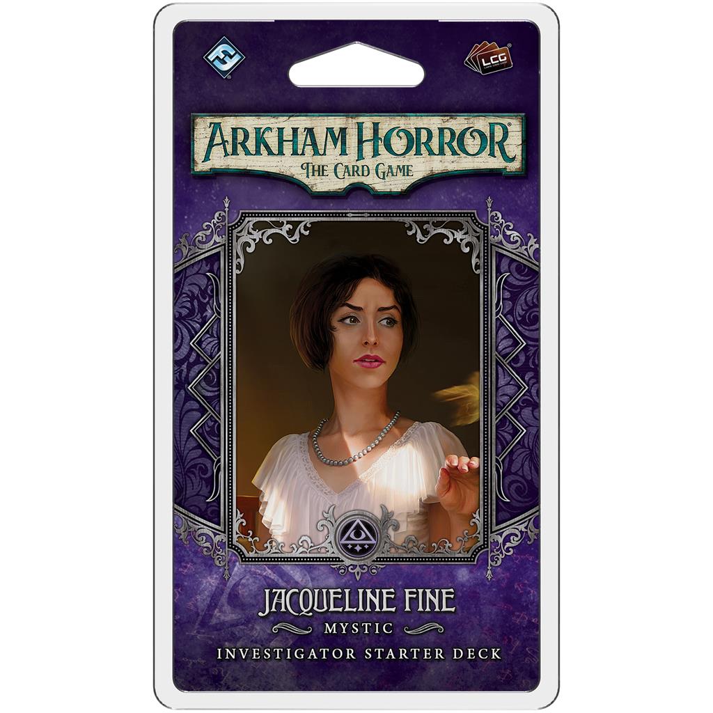 Arkham Horror LCG Jacqueline Fine Investigator Pack - English Edition | Horror Themed Card Game Expansion | Perfect for Game Nights & Horror RPG Fans