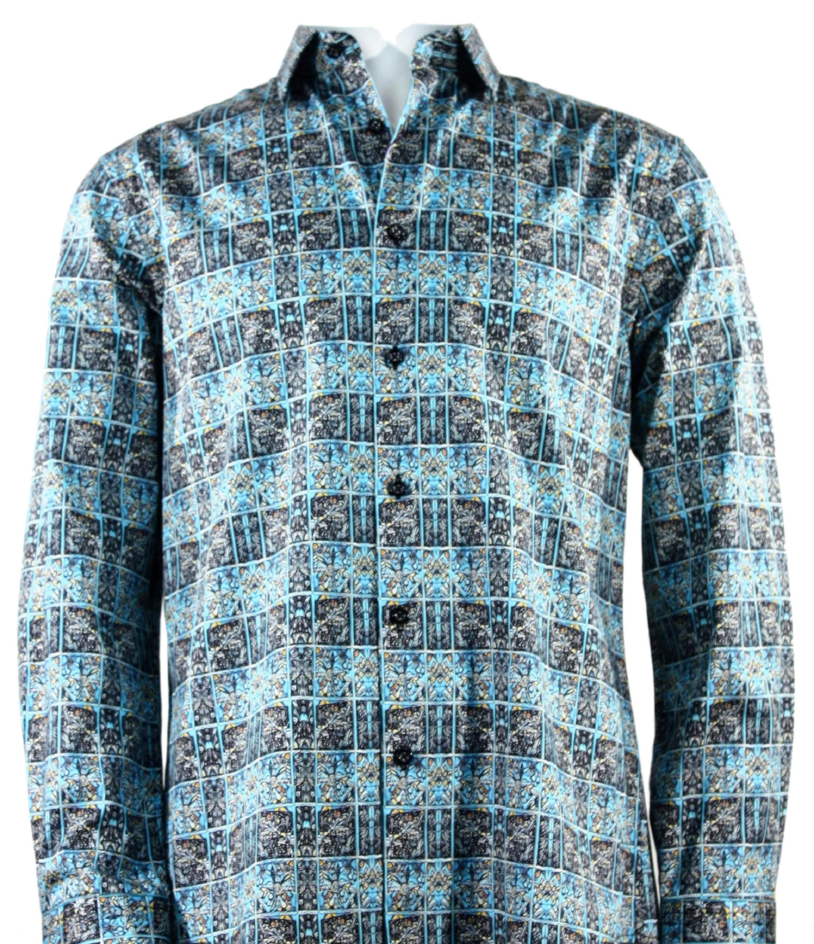Cado Women's Long Sleeve Turquoise Casual Shirt - Soft Cotton Blouse for Work, Office & Everyday Wear | Stylish Button Down Top for Fall & Winter Fashion