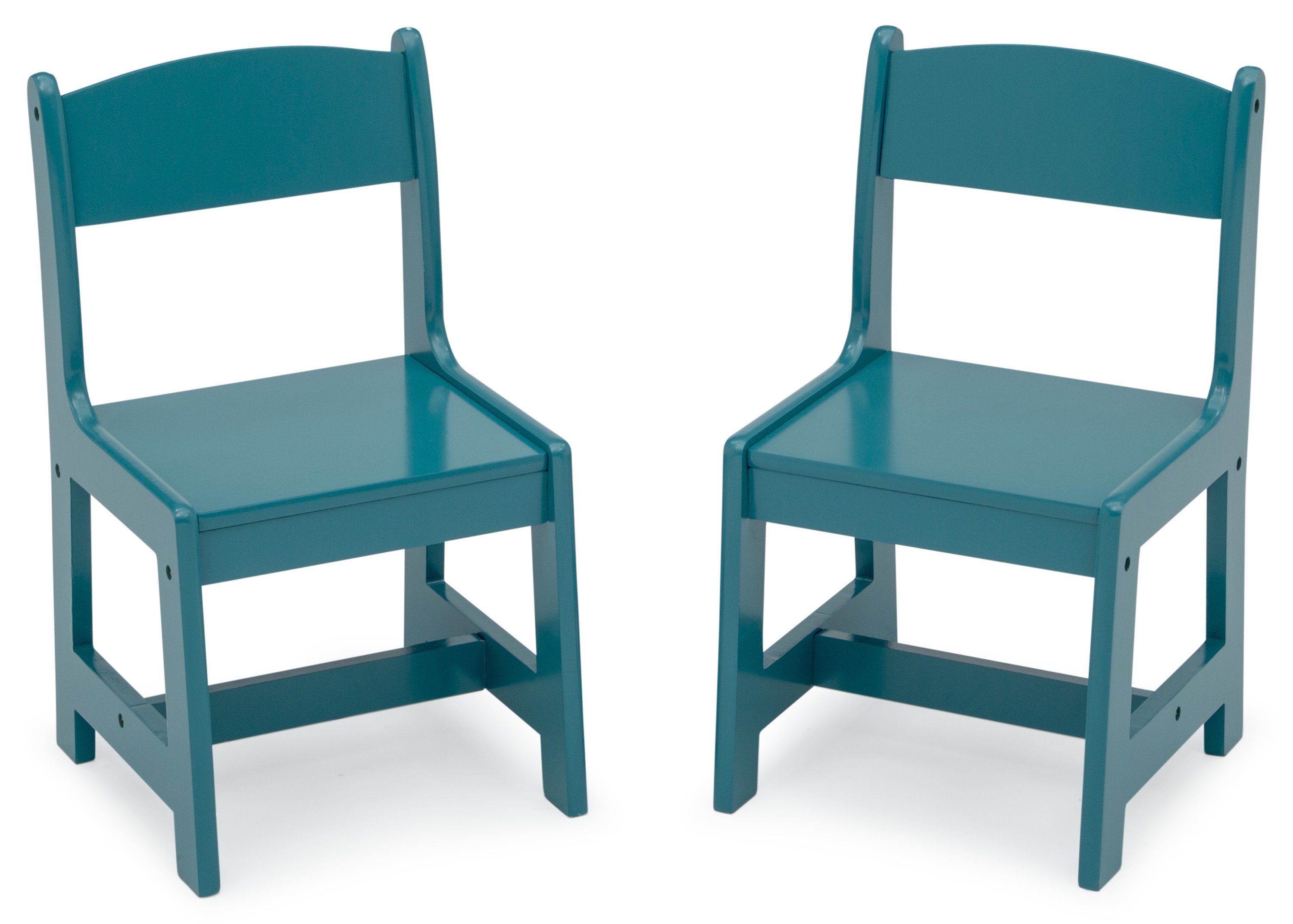 MySize Wooden Kids Chairs for Playroom - Set of 2 Children's Chairs for Reading, Drawing & Playtime - Perfect for Toddler Classroom, Daycare or Home Play Area