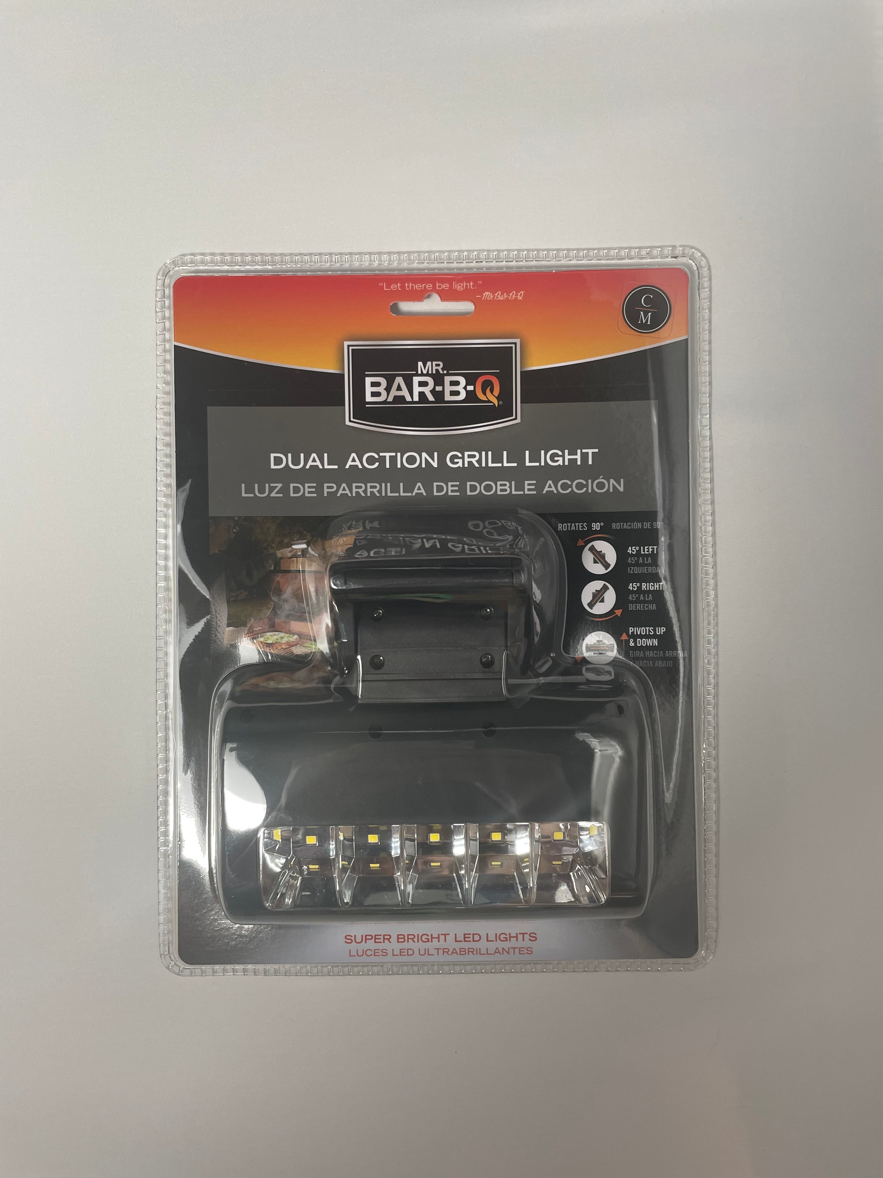 Best Grill Light for Outdoor Cooking - Bright LED Camping Light with Adjustable Clamp for BBQ, Patio, and Backyard Use