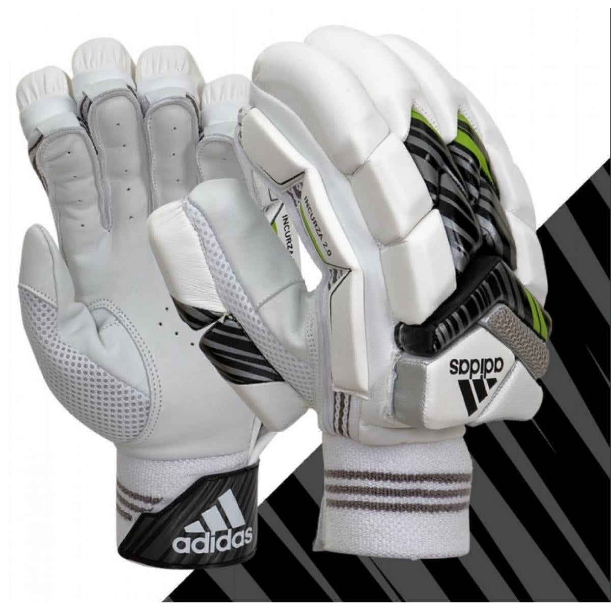 Adidas Incurza 2.0 Cricket Batting Gloves - Premium Leather Cricket Gloves for Men - Perfect for Practice & Professional Matches