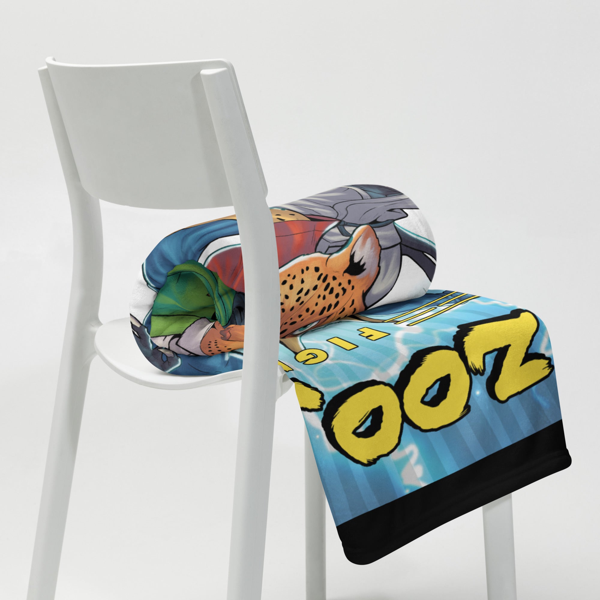 Zoo Jitsu Fighters #2 Cover B King Throw Blanket - Soft Flannel Blanket for Anime Fans, Gaming Room Decor, and Cozy Movie Nights