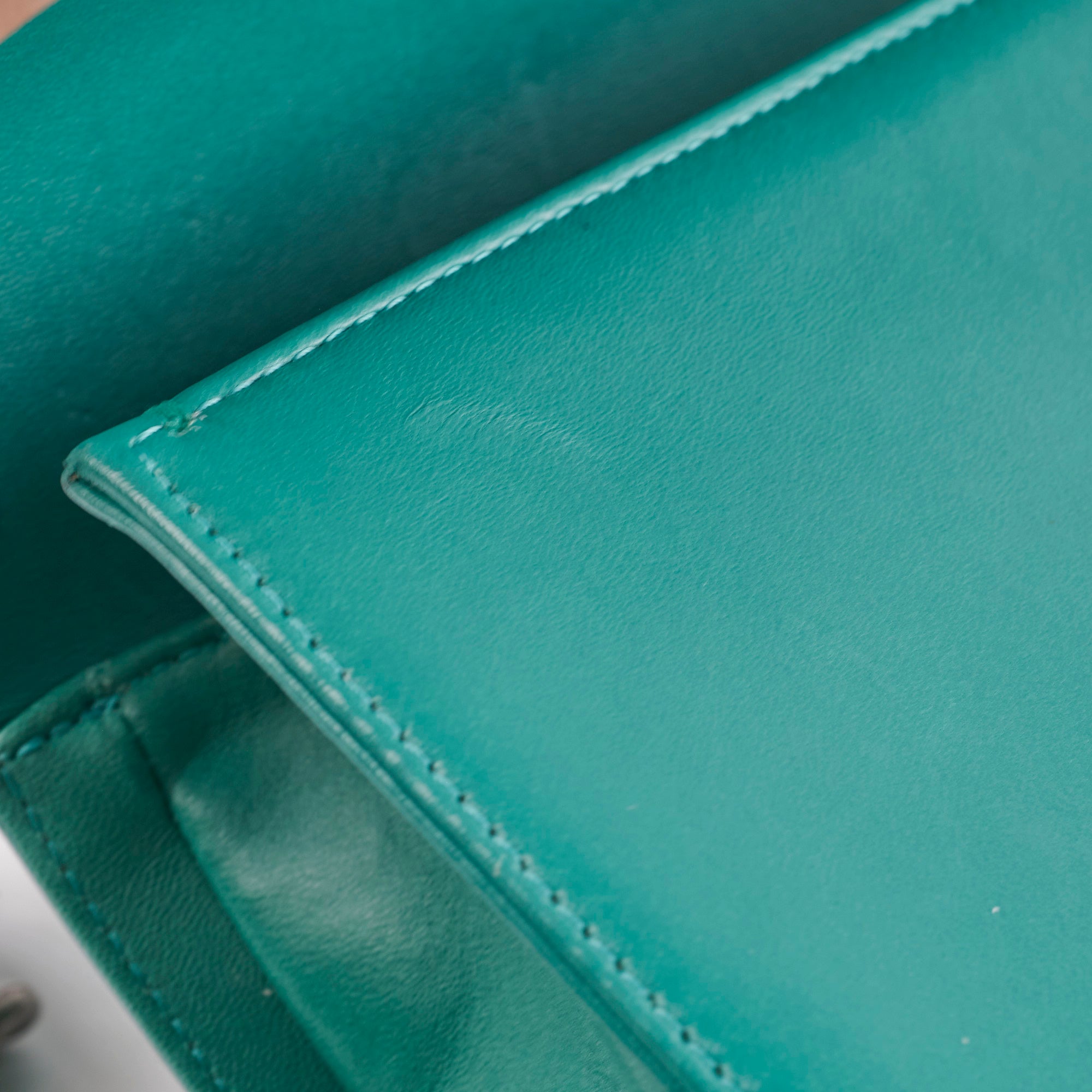 Chanel Small Turquoise Stingray Boy Bag - Luxury Crossbody Handbag for Women | Perfect for Evening Parties, Date Nights & Special Occasions