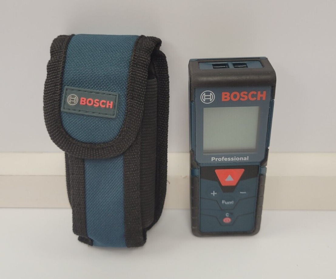 Bosch GLM165-40 Laser Distance Meter 165ft - High Accuracy Digital Measuring Tool for Construction, Home Improvement & DIY Projects