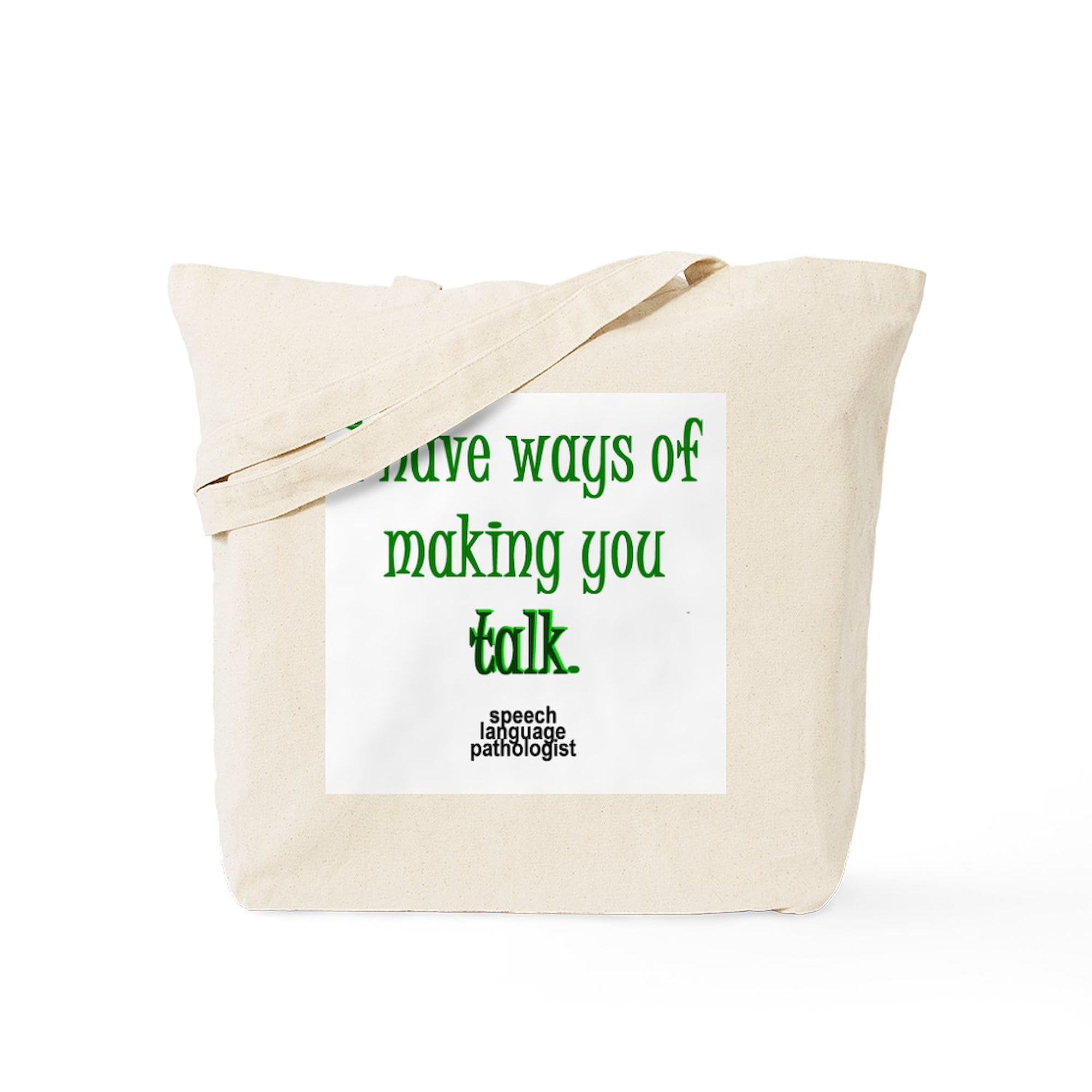 Ways of Making You Talk Tote Bag - Natural Canvas Reusable Shopping Bag for Groceries, Beach & Everyday Use | Funny Slogan Tote | Eco-Friendly Cotton Tote Bag
