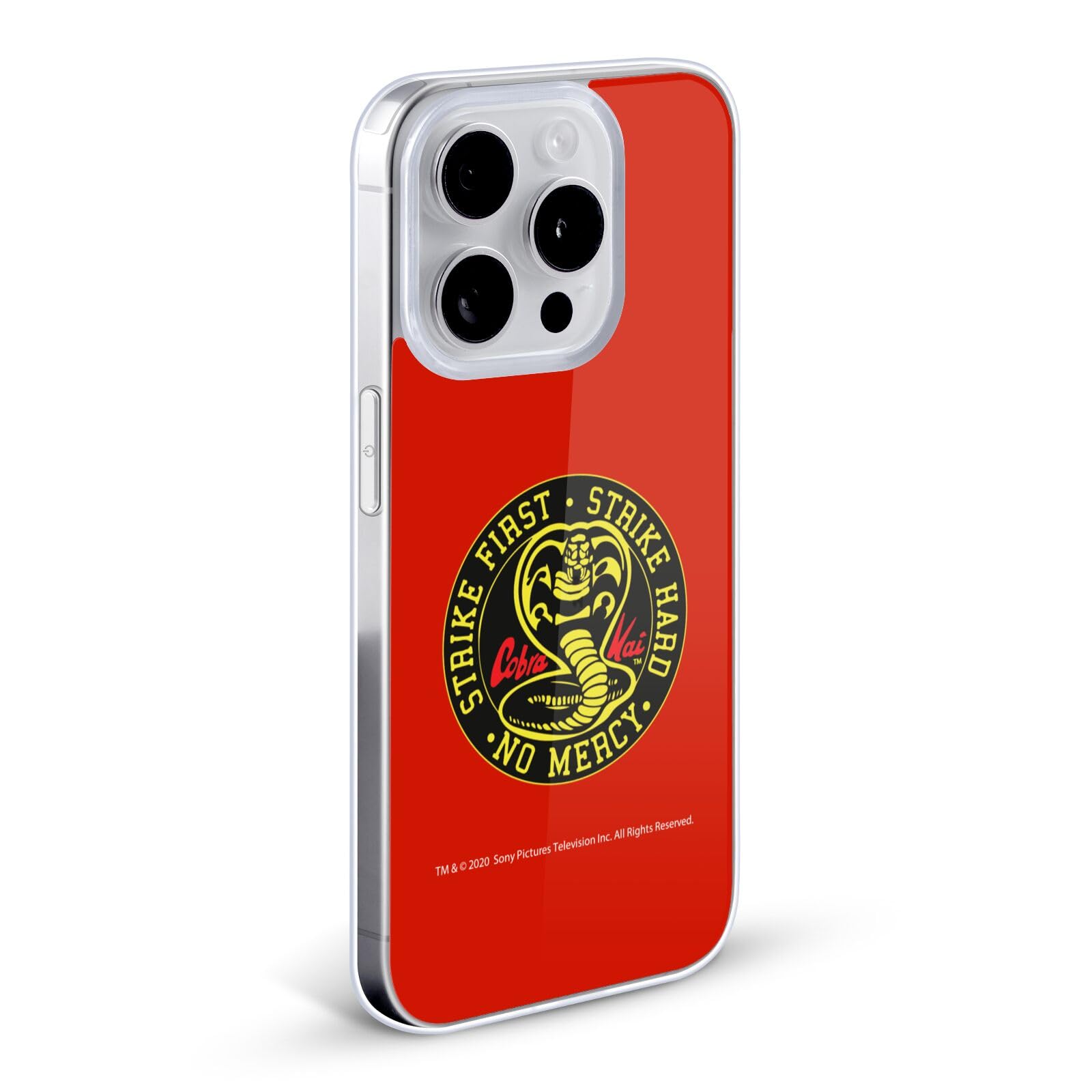 Official Cobra Kai Strike Logo Soft Gel Case for Apple iPhone XR - Durable Protection with Stylish Design - Perfect for Fans, Martial Arts Enthusiasts & Everyday Use