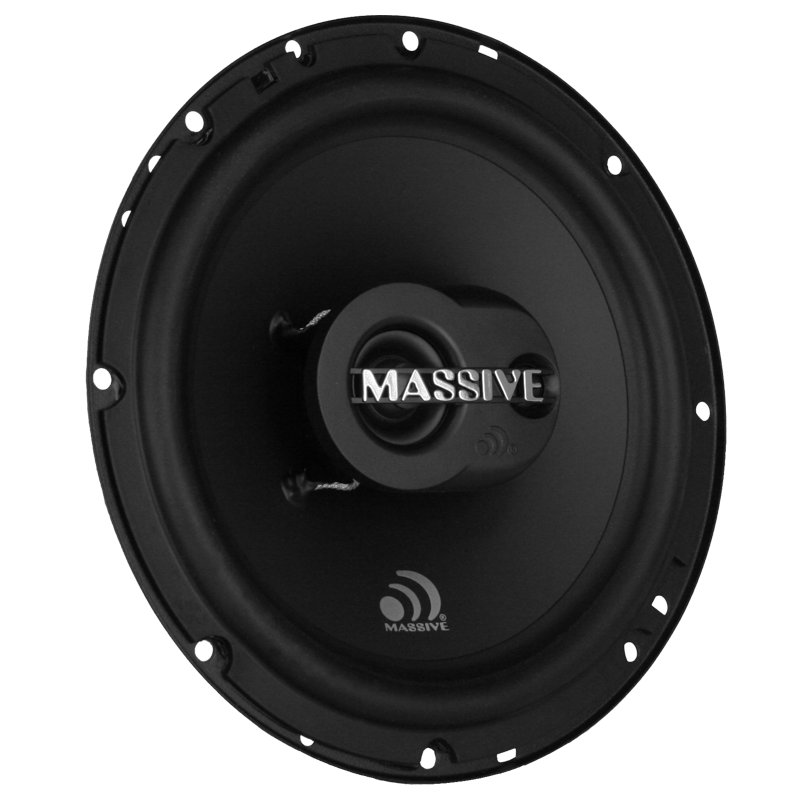 MX65SV2 6.5 Inch 2-Way 50 Watts RMS Shallow Coaxial Car Speakers - Premium Sound for Trucks, SUVs, and Marine Vehicles
