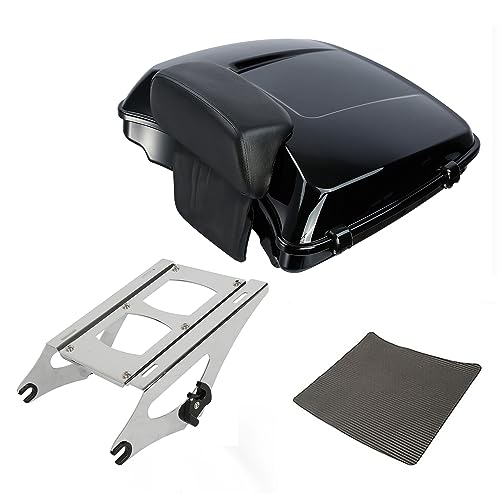 Gloss Black Razor Trunk+Chrome Rack