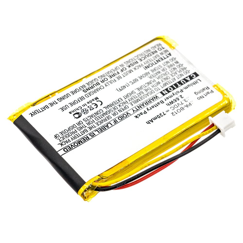 Synergy Digital Wireless Headset Battery - 720mAh Li-Polymer Replacement for Bang & Olufsen PA-BO12 | High-Capacity 3.7V Battery | Perfect for Travel, Work & Gaming Headsets