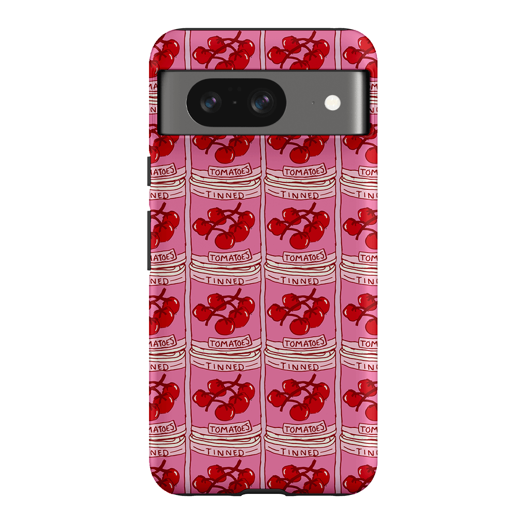 Premium Tin Can Tomatoes Design Shockproof Phone Case for iPhone & Samsung - Durable Protection for Everyday Use, Travel & Outdoor Adventures
